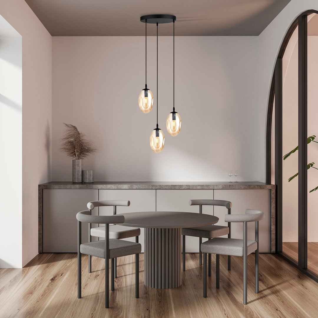 Hanglamp - ASTRAL 3 BL PREMIUM HONINGKLEURIG