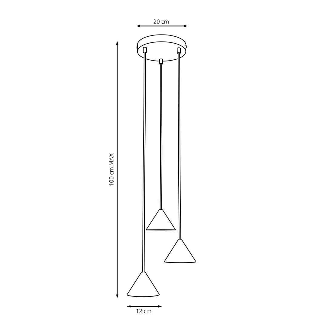 Hanglamp - ELIT 3 PREMIUM GOUD