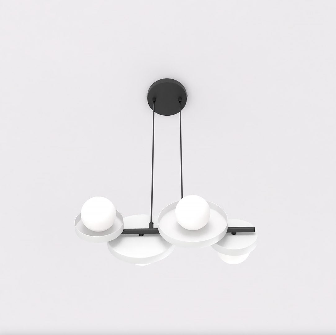 Hanglamp - MODEL 4 BL WIT