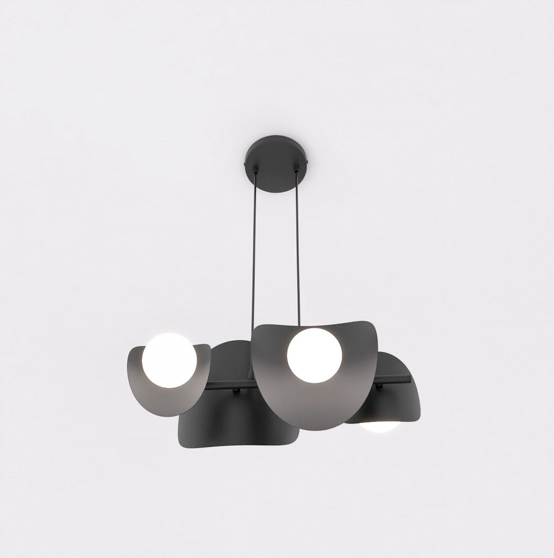 Hanglamp - ELEMENTI 4 ZWART