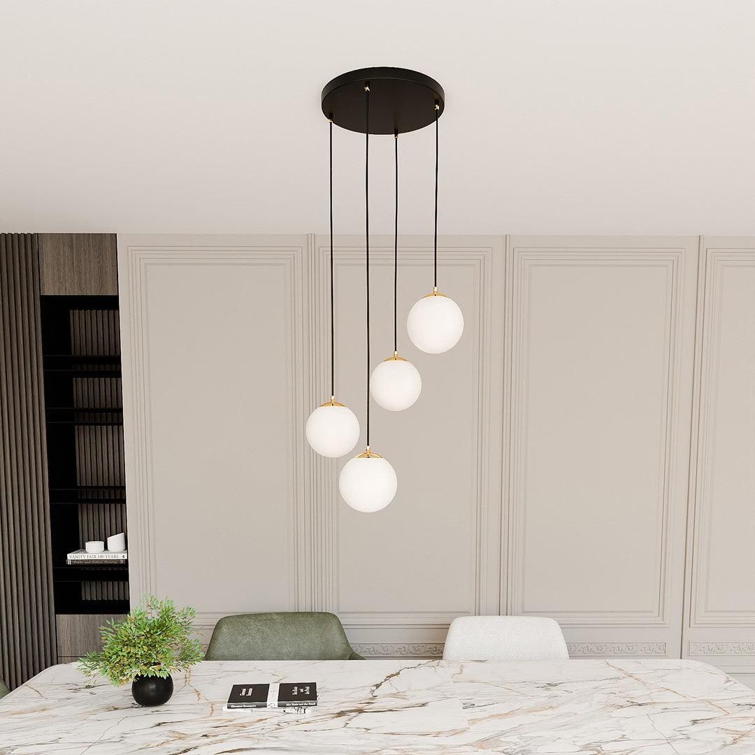 Hanglamp - ROYAL 4 BLAUW