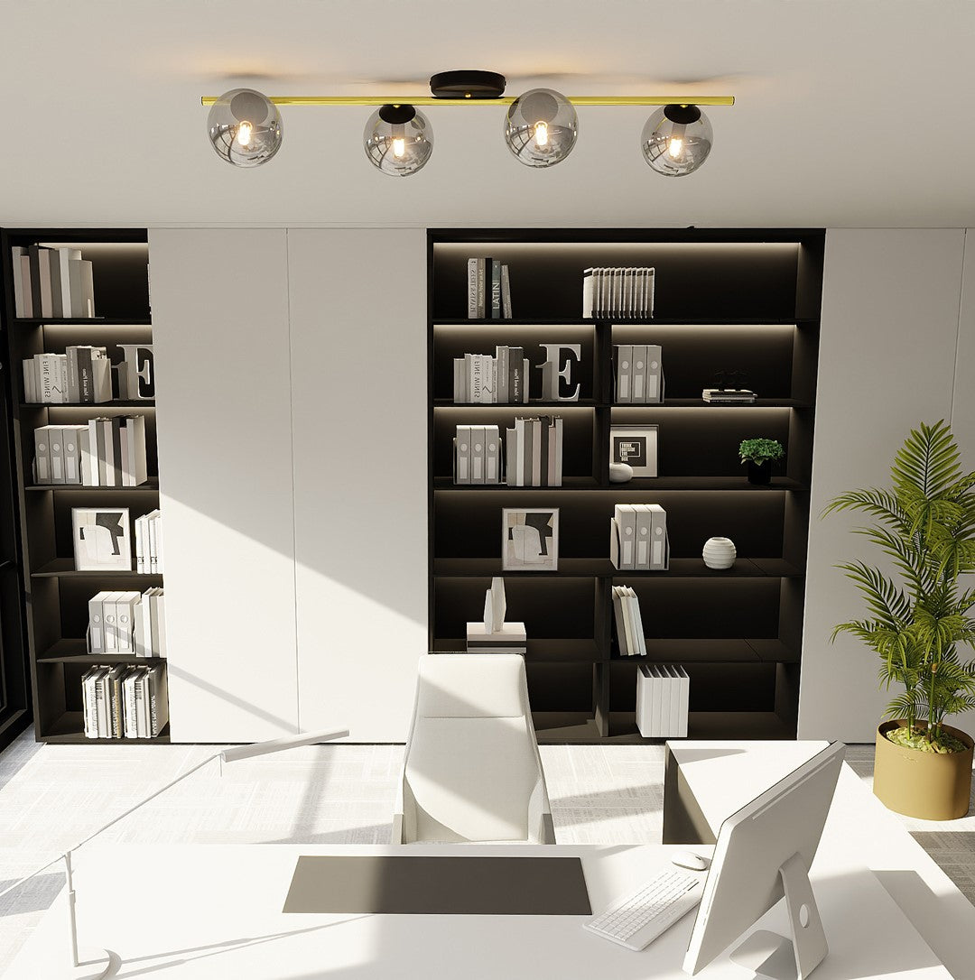 Plafondlamp - SPLENDI 4 BL GRAFIET