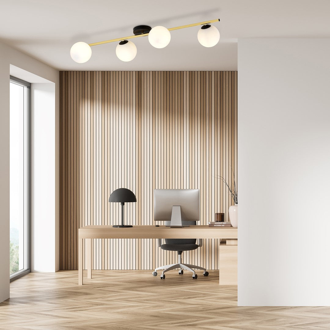 Plafondlamp - SPLENDI 4 BL OPAAL