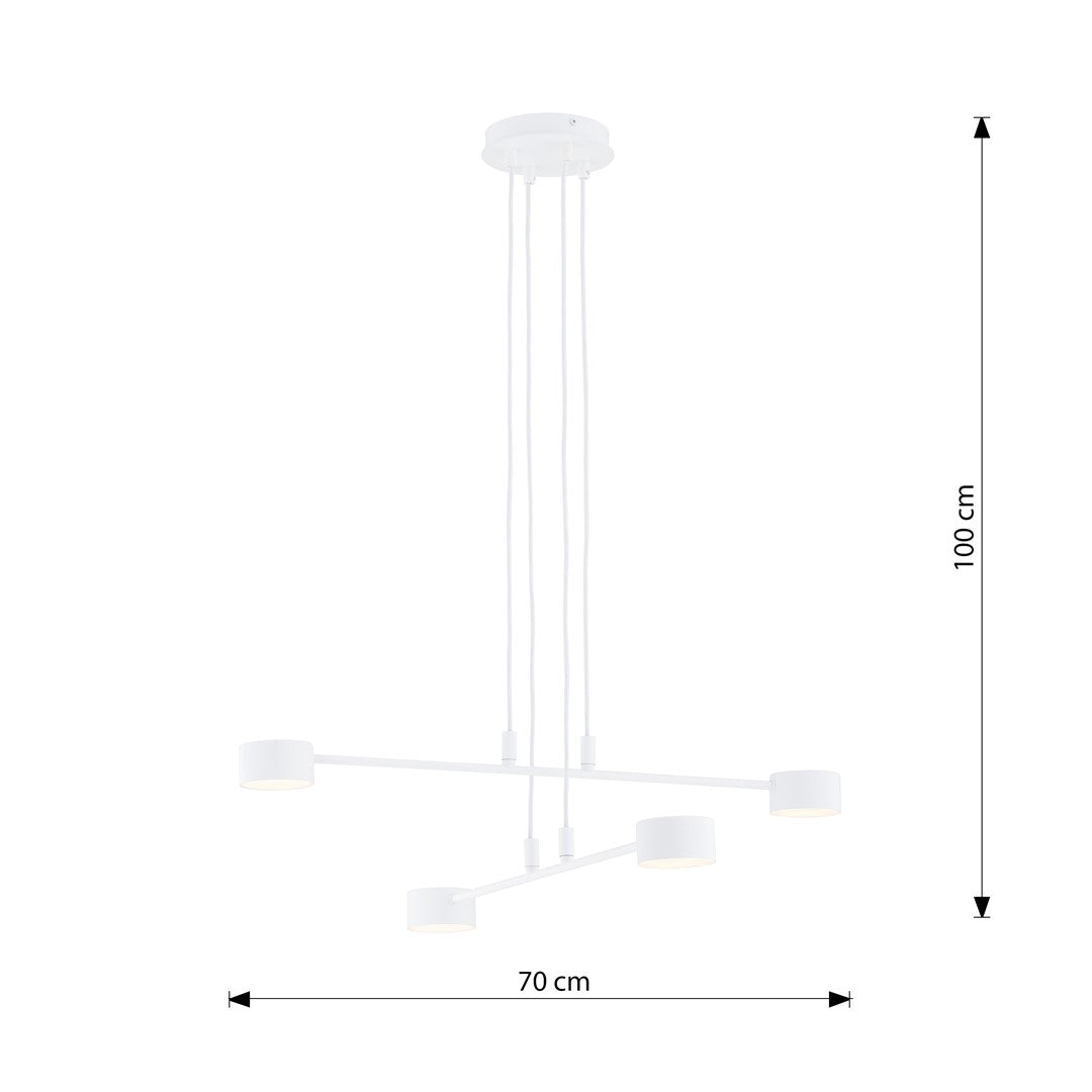Hanglamp - MODUS 4 WIT