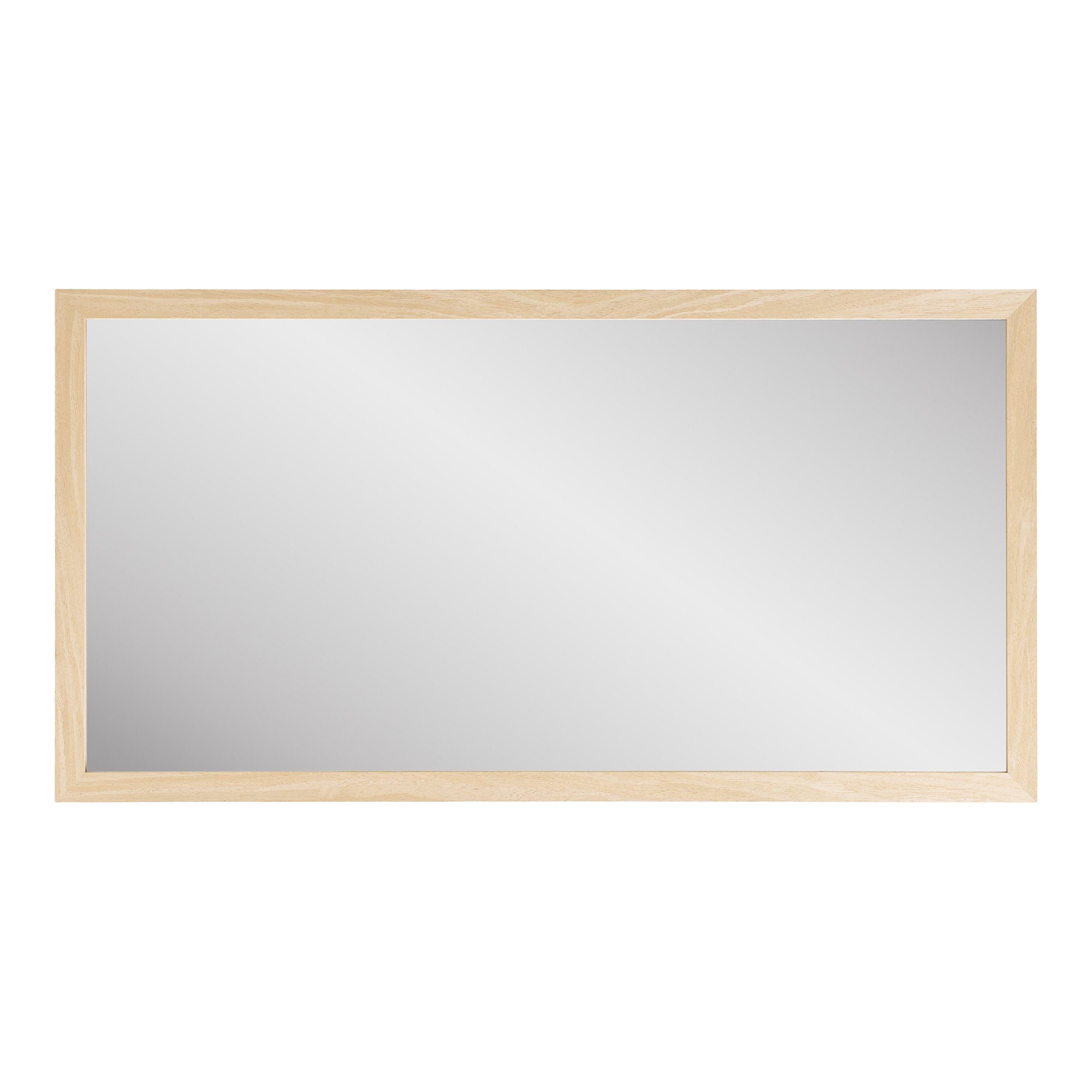 Scottsdale Wandspiegel - Wandspiegel, houten lijst, naturel 45x75 cm