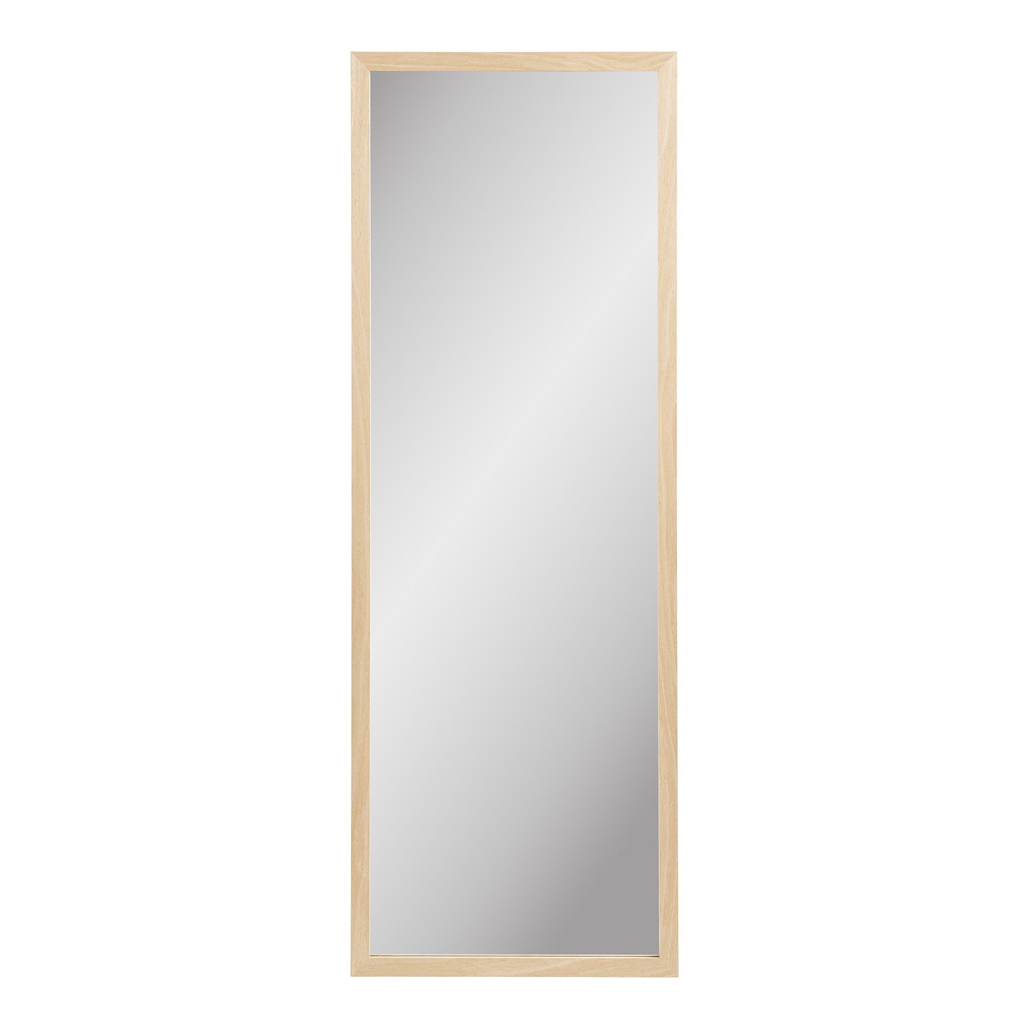 Scottsdale Wandspiegel - Wandspiegel, houten lijst, naturel 45x110 cm