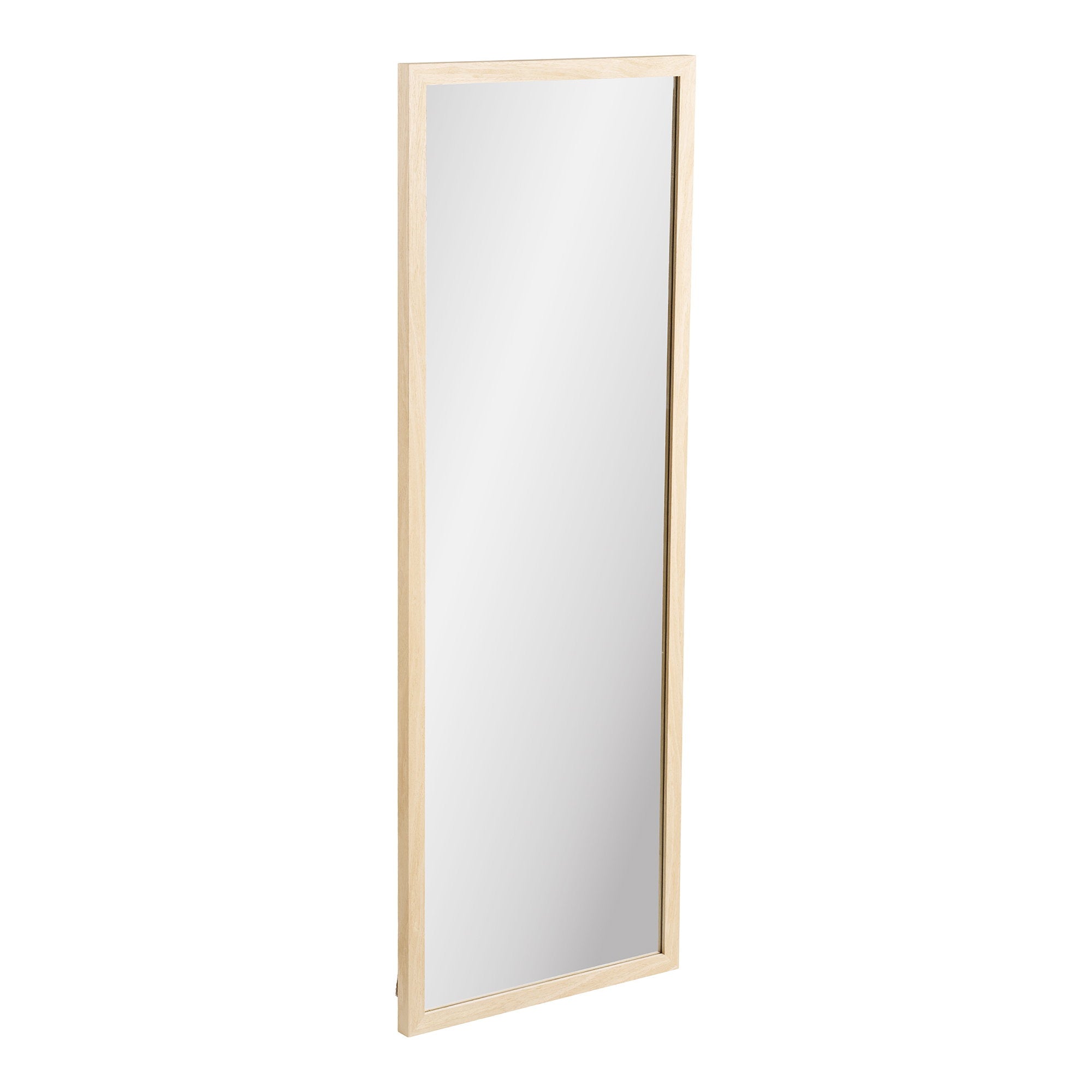 Scottsdale Wandspiegel - Wandspiegel, houten lijst, naturel 45x110 cm