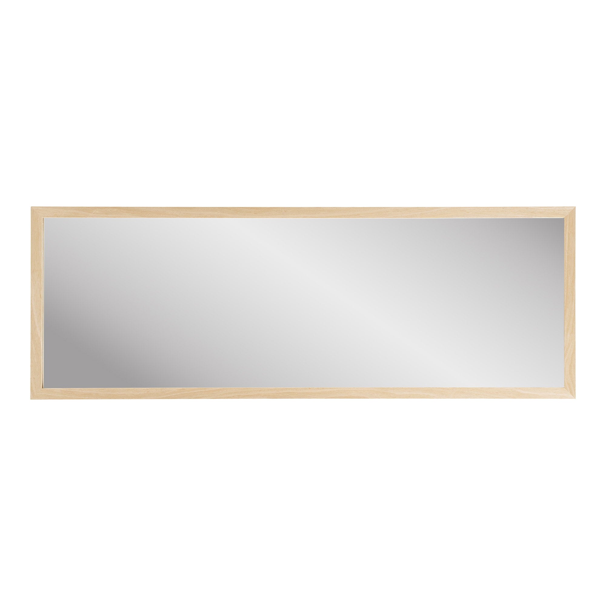 Scottsdale Wandspiegel - Wandspiegel, houten lijst, naturel 45x110 cm