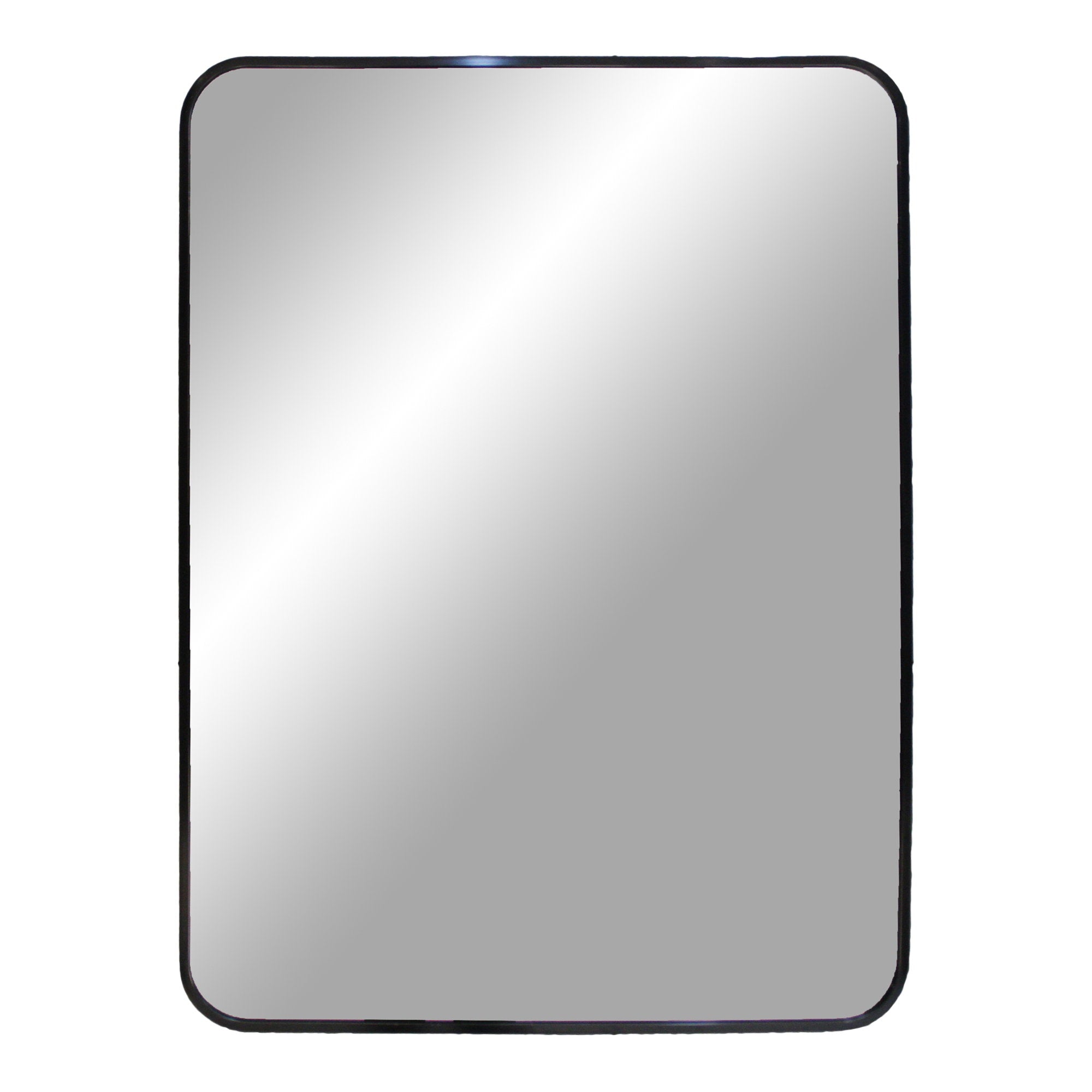 Madrid Mirror - Spiegel, aluminium, zwart 50x70 cm