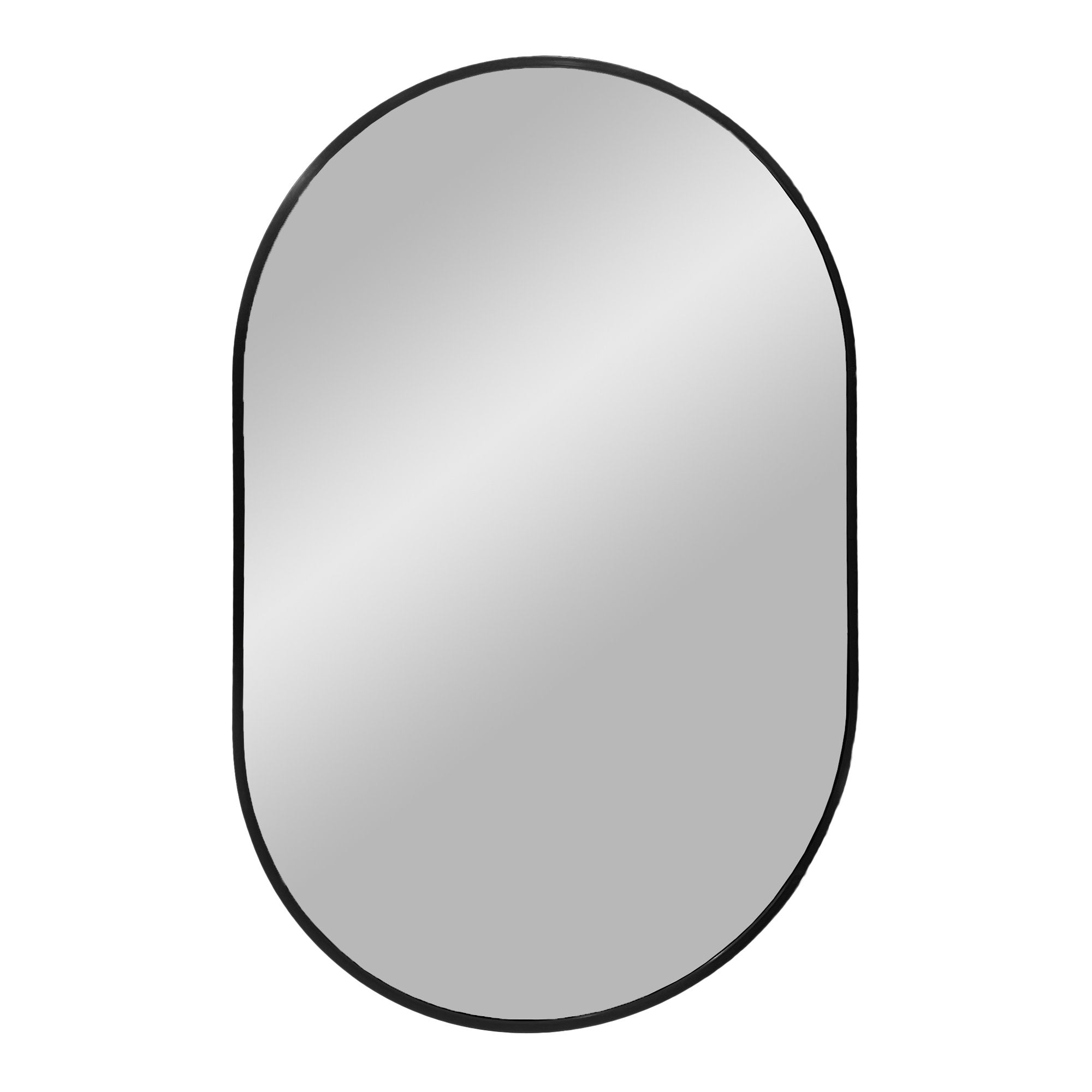 Madrid Mirror - Spiegel, aluminium, zwart 50x80 cm