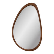 Luxon Mirror - Spiegel, organische vorm, houtlook, 50x80 cm