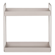 Rabo Staande Dubbele Plank - Staande dubbele plank, staal, zandkleurig, 2 planken 30x15x31 cm
