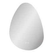 Kiama-spiegel - met LED, anti-condens en 3 lichtstanden, organische vorm, 58×80 cm