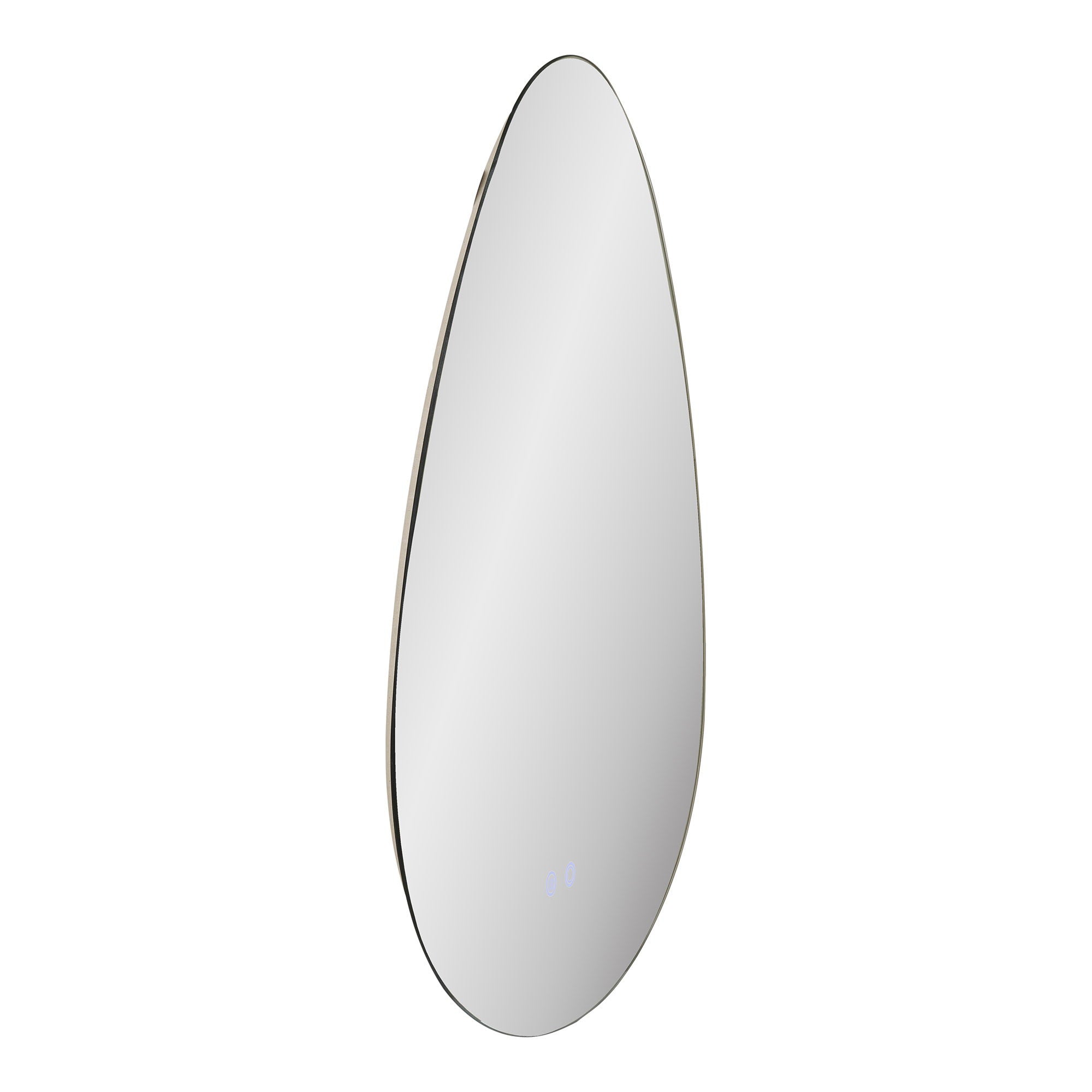 Kiama-spiegel - met LED, anti-condens en 3 lichtstanden, organische vorm, 58×80 cm