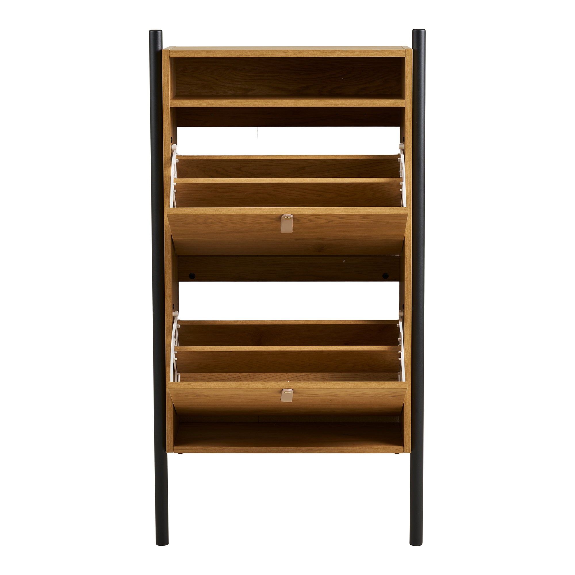 Barco Schoenenkast - Schoenenkast, eikenlook 62x26x118 cm