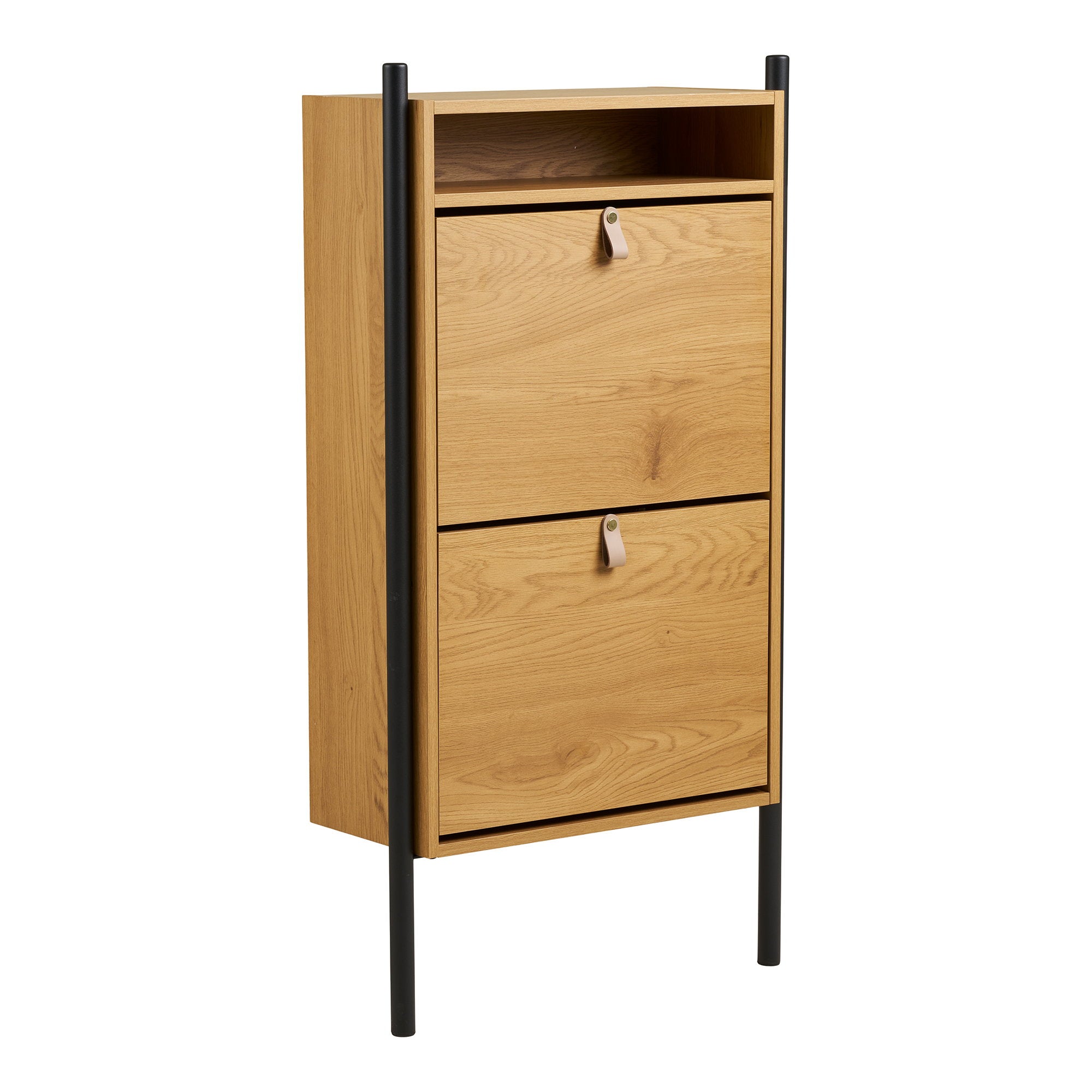 Barco Schoenenkast - Schoenenkast, eikenlook 62x26x118 cm
