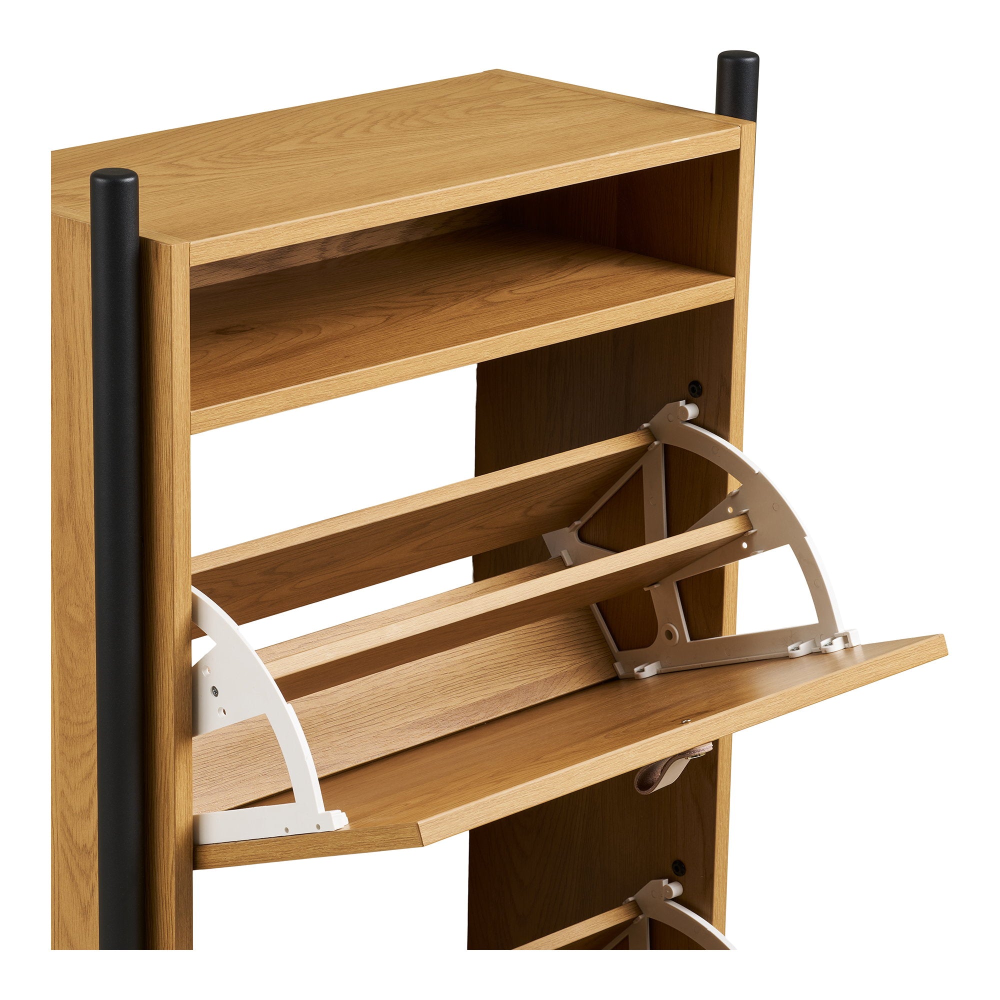 Barco Schoenenkast - Schoenenkast, eikenlook 62x26x118 cm