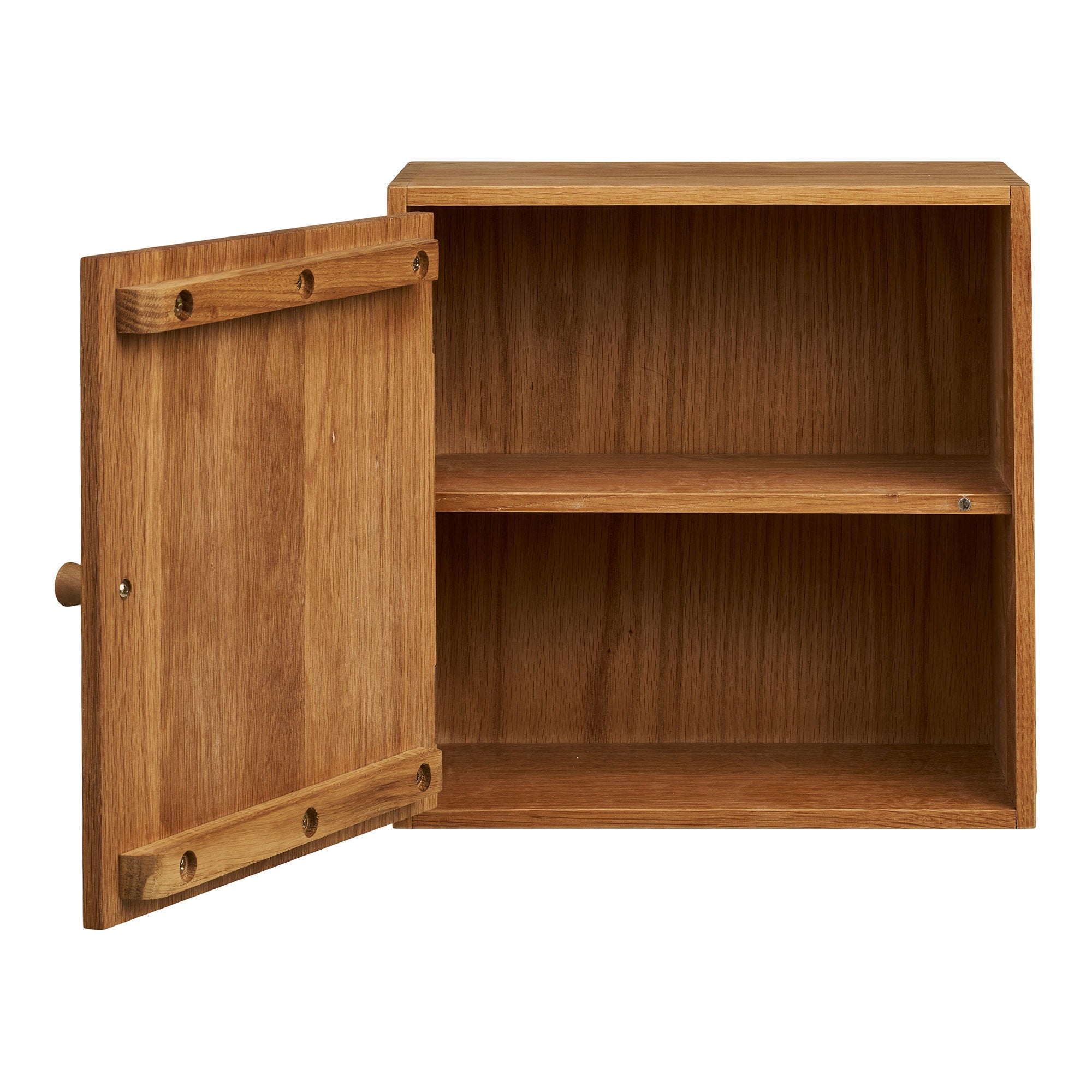 Townsville Wandplank met deur - Wandplank met deur, eiken 18x30x30 cm