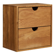 Townsville Wandplank met lades - Wandplank met lades, eiken 18x30x30 cm