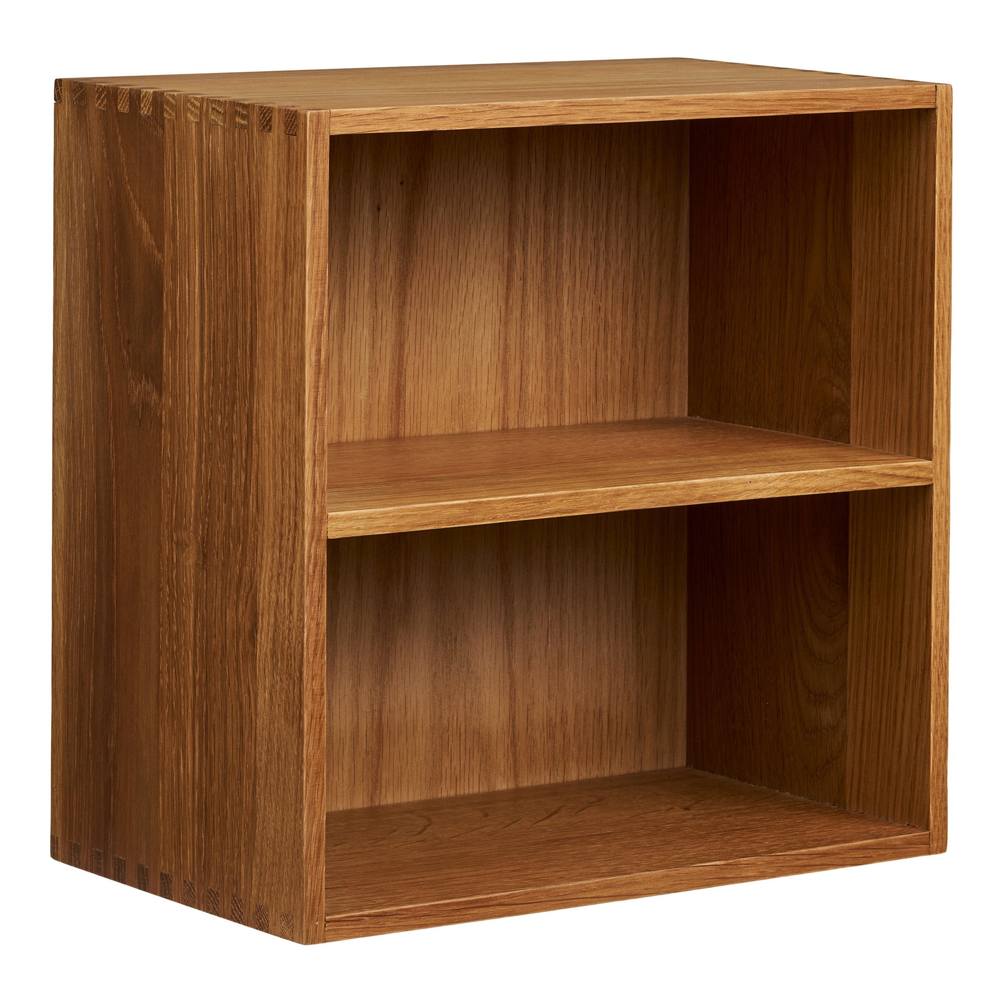 Townsville Wandplank met verticale vakken - Wandplank met verticale vakken, eik 18x30x30 cm