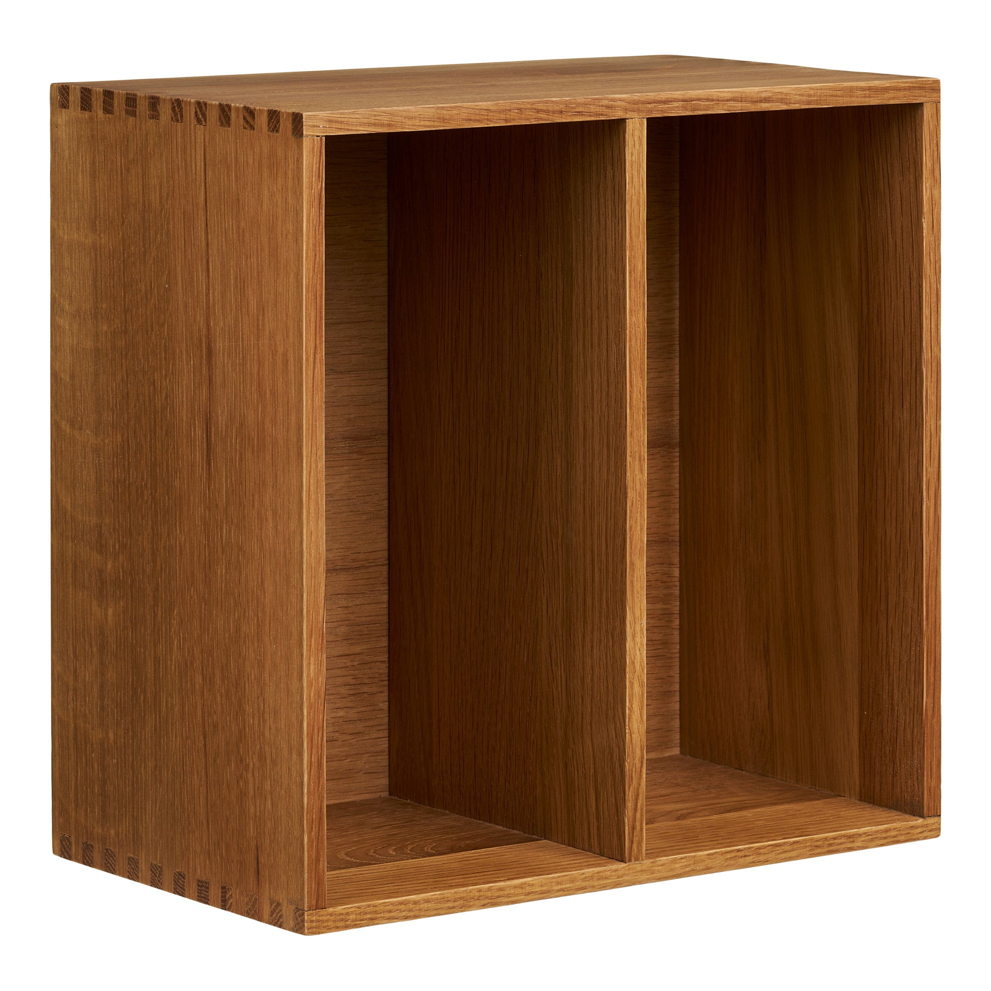 Townsville Wandplank met verticale vakken - Wandplank met verticale vakken, eik 18x30x30 cm