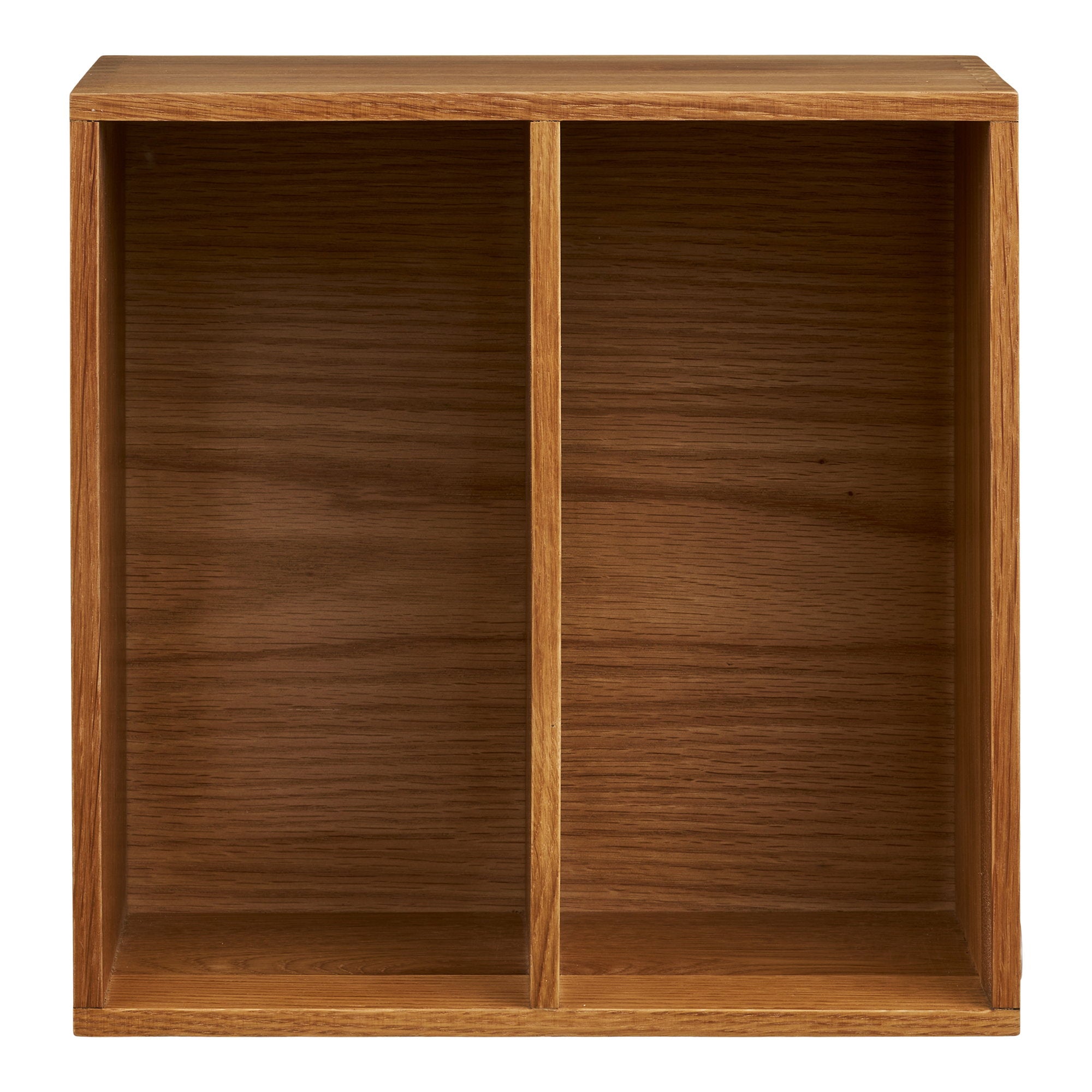 Townsville Wandplank met verticale vakken - Wandplank met verticale vakken, eik 18x30x30 cm