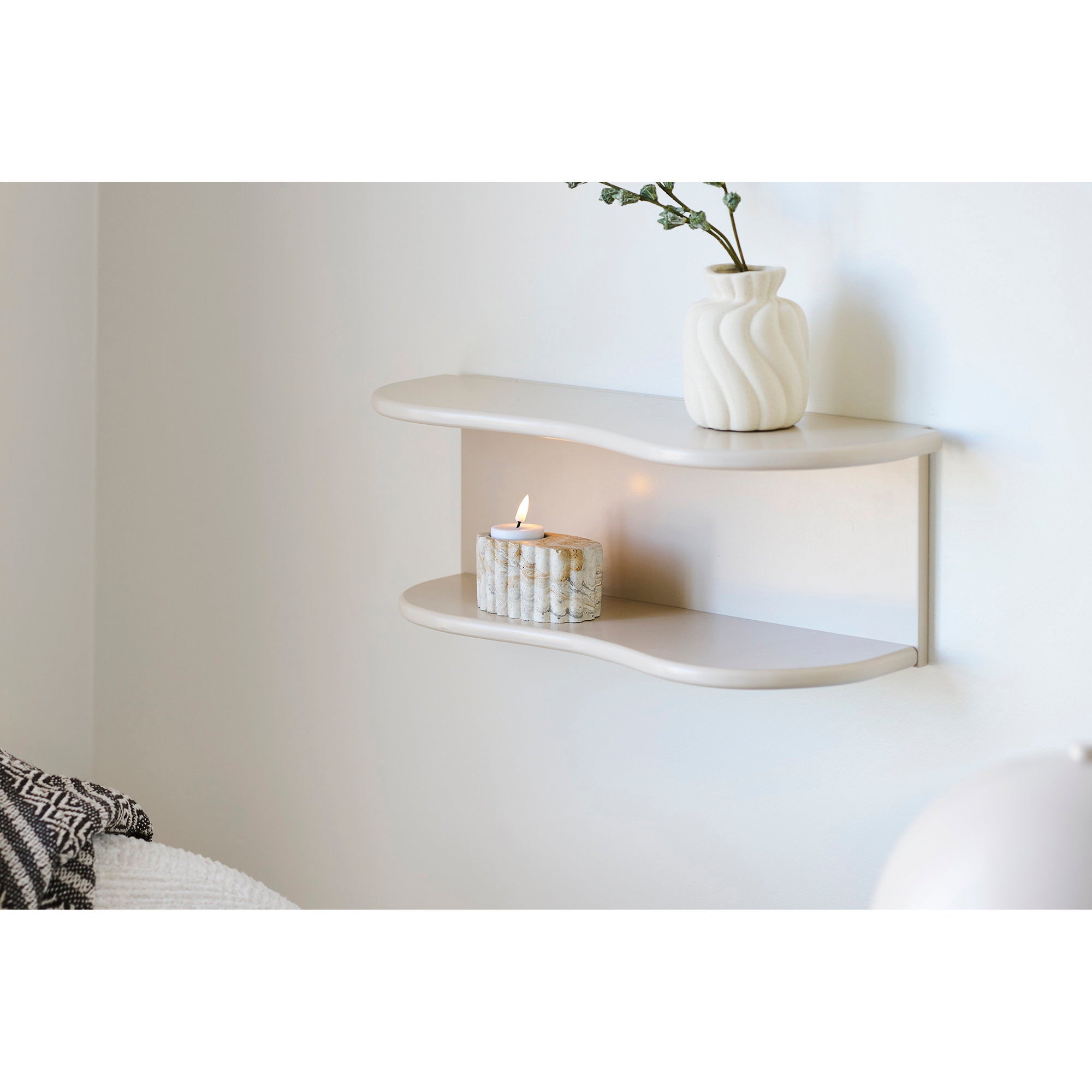 Botta Wandplank - Wandplank, beige 44x17,5x18 cm