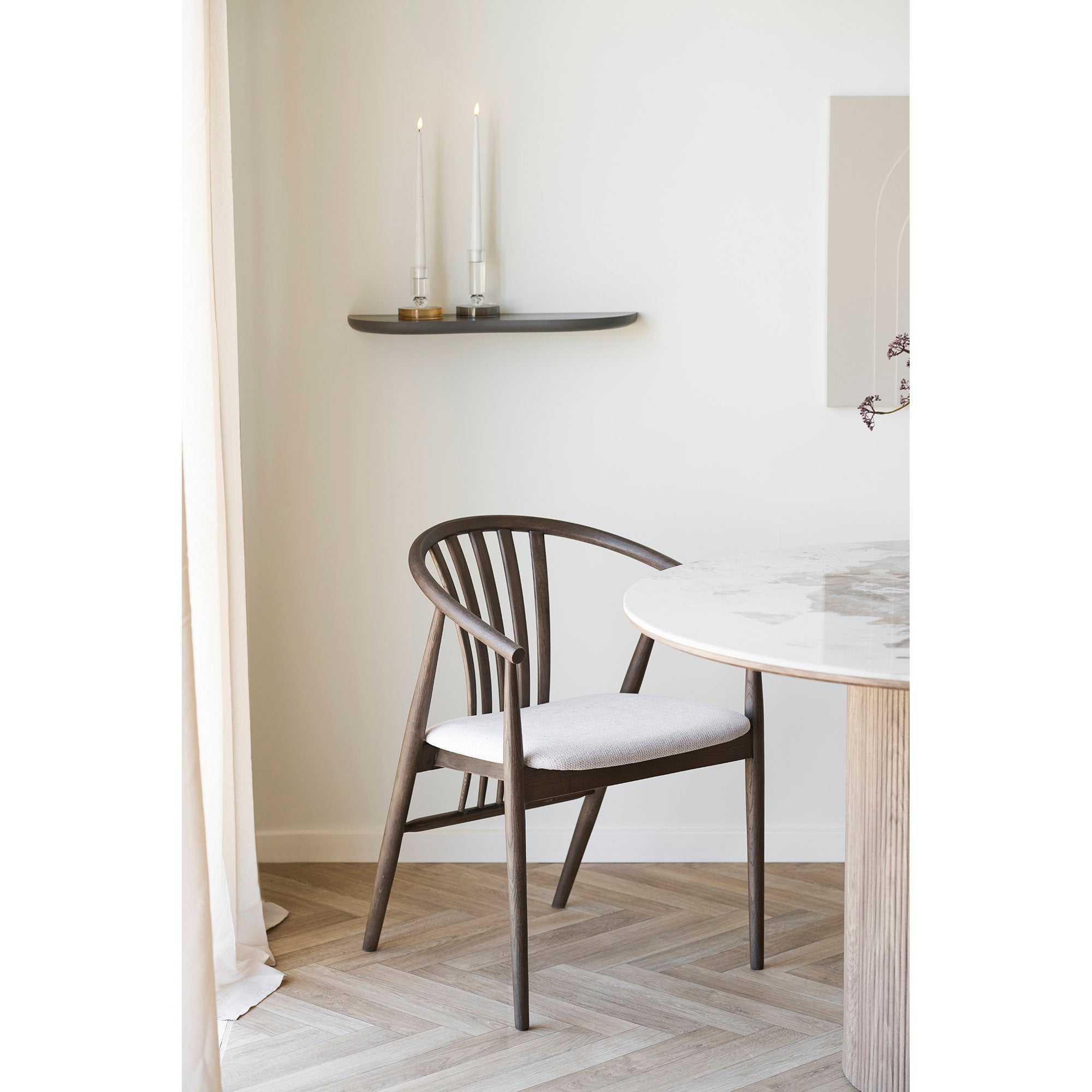 Botta Wall Shelf - Wandplank, bruin 57x19x2,5 cm