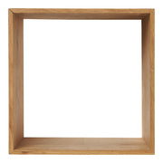 Lattoon Wandplank - Wandplank, eiken, naturel 30x18x30 cm