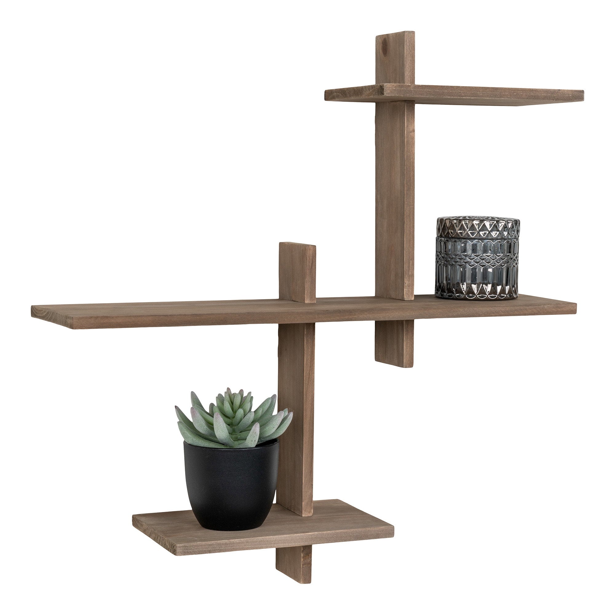 Gavi Plank - Wandplank, grenenhout 55x15x55 cm