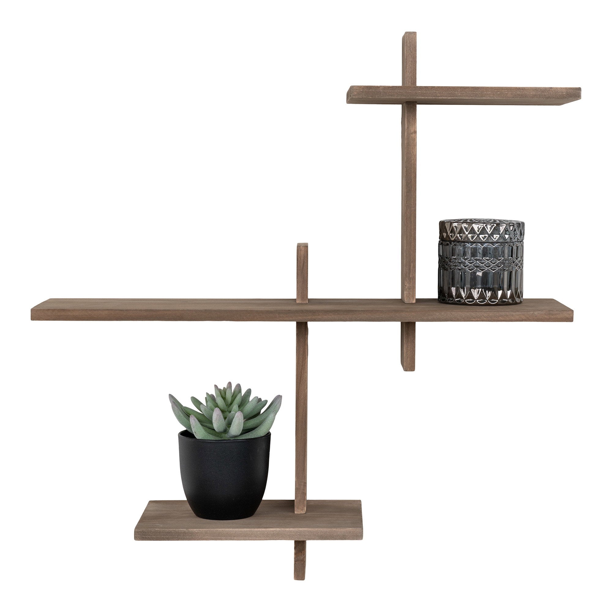 Gavi Plank - Wandplank, grenenhout 55x15x55 cm