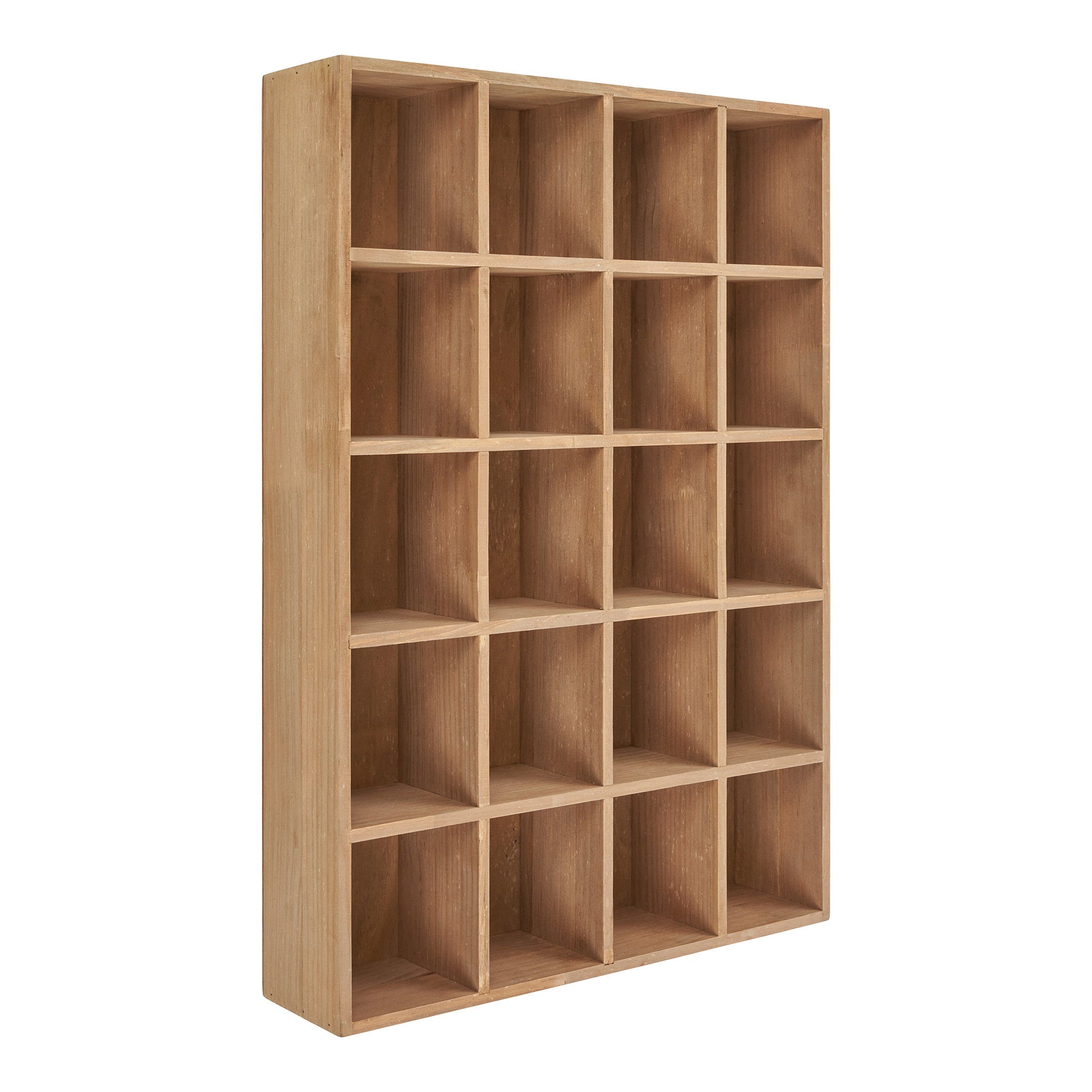 Moss Wandplank - Grenenhouten wandplank, naturel 44x10x63 cm