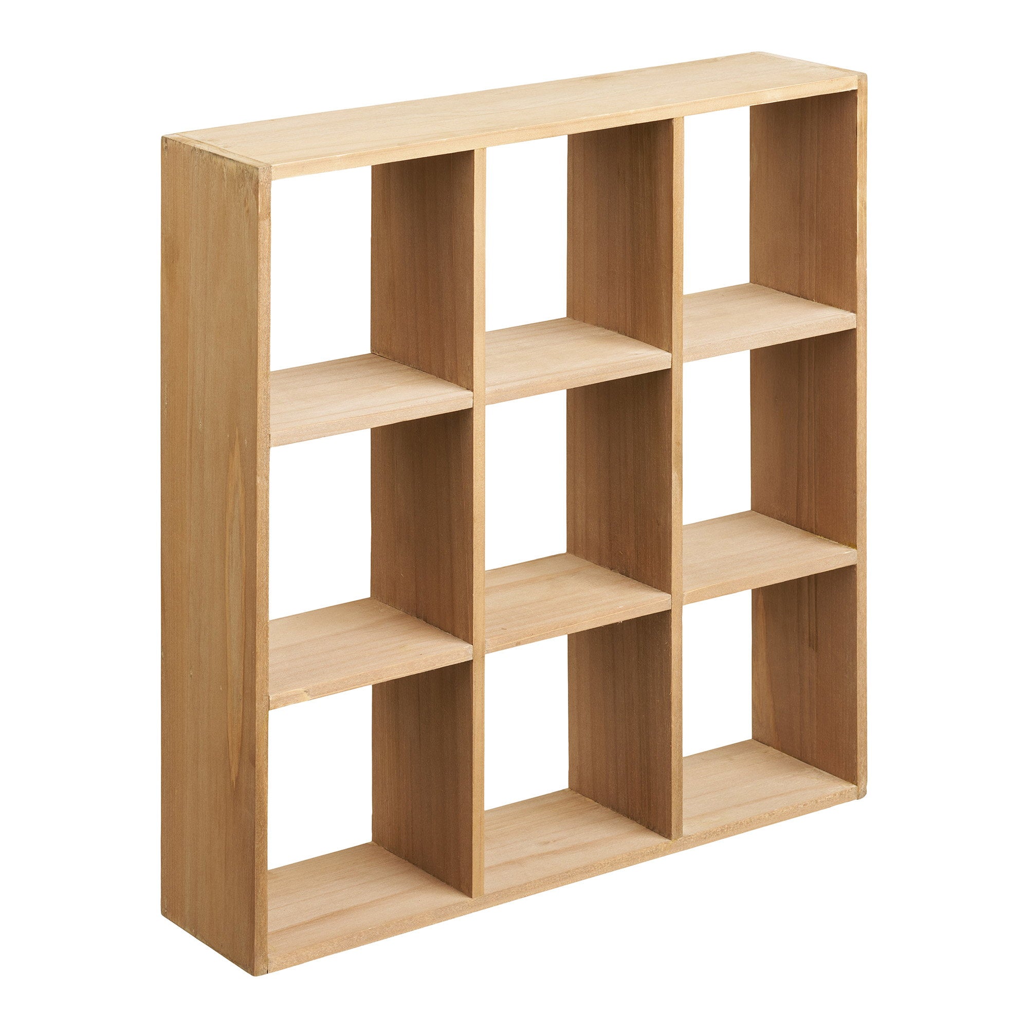 Mos Wandplank - Wandplank, grenenhout, naturel 46x10x46 cm