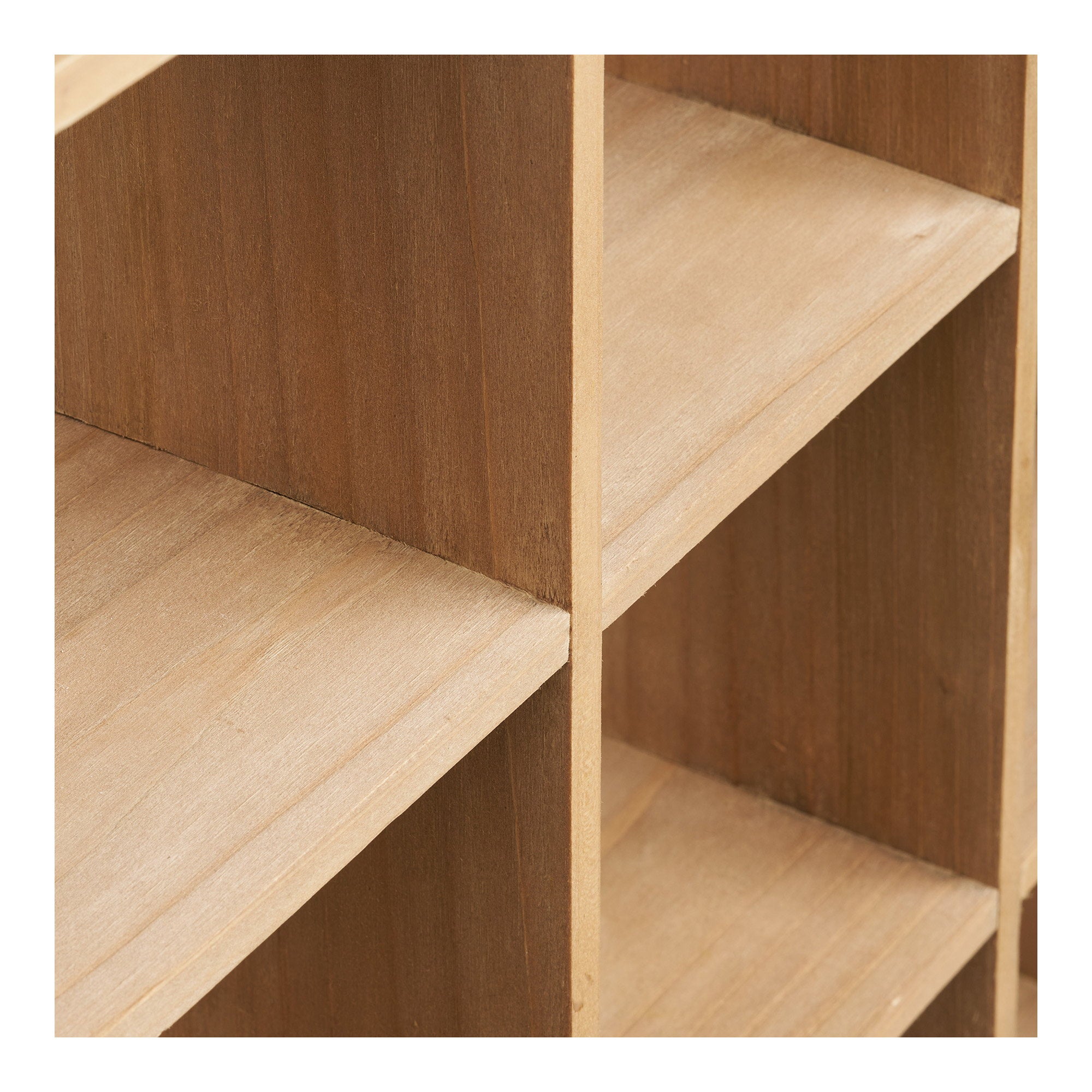 Mos Wandplank - Wandplank, grenenhout, naturel 46x10x46 cm