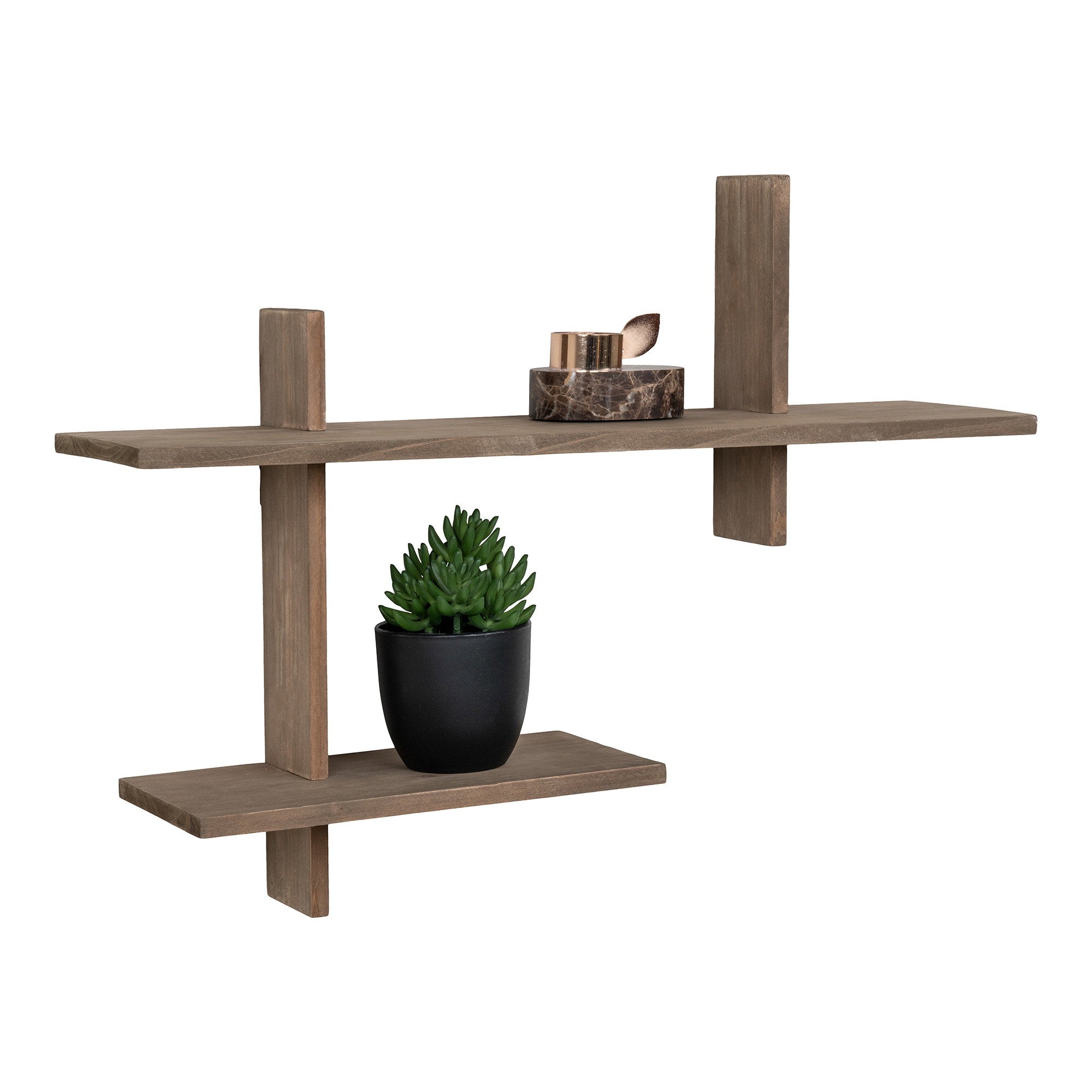 Ovada Shelf - Wandplank, grenenhout 60x15x44 cm