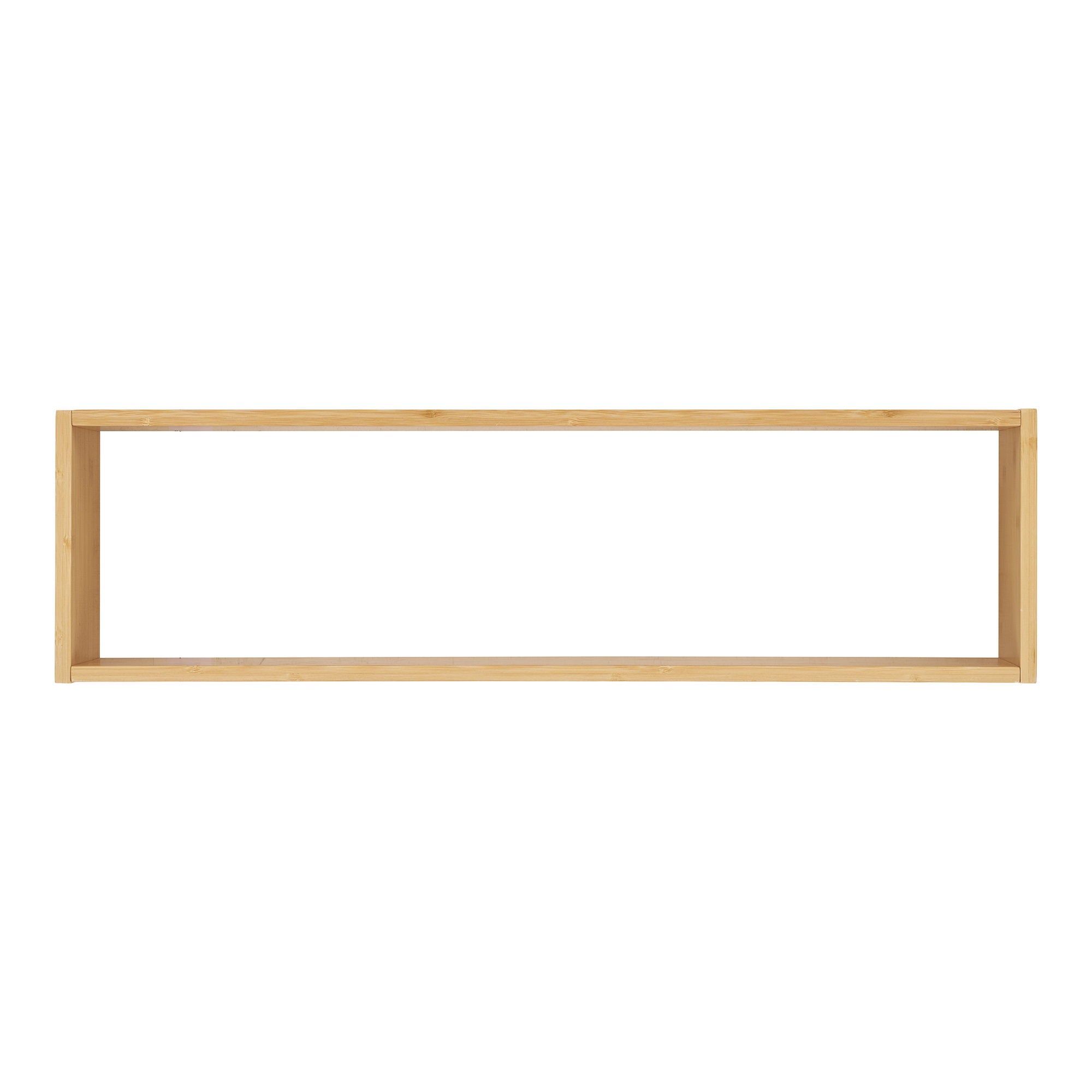 Ember Wandplank - Wandplank, bamboe, naturel 70x15x19,5 cm