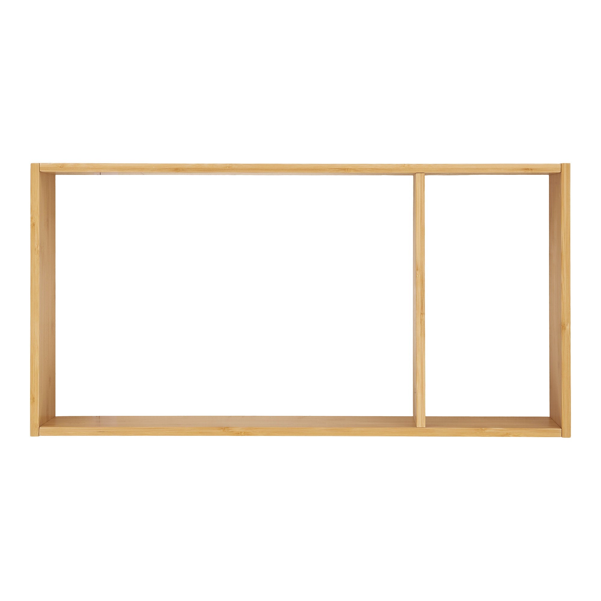 Ember Wandplank - Bamboe wandplank, naturel, 70x15x35,5 cm