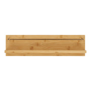 Ember Wandplank - Wandplank, bamboe, naturel 45x10x12 cm