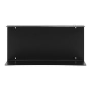 Lille Wandplank - Wandplank, staal, zwart 40x18x18 cm