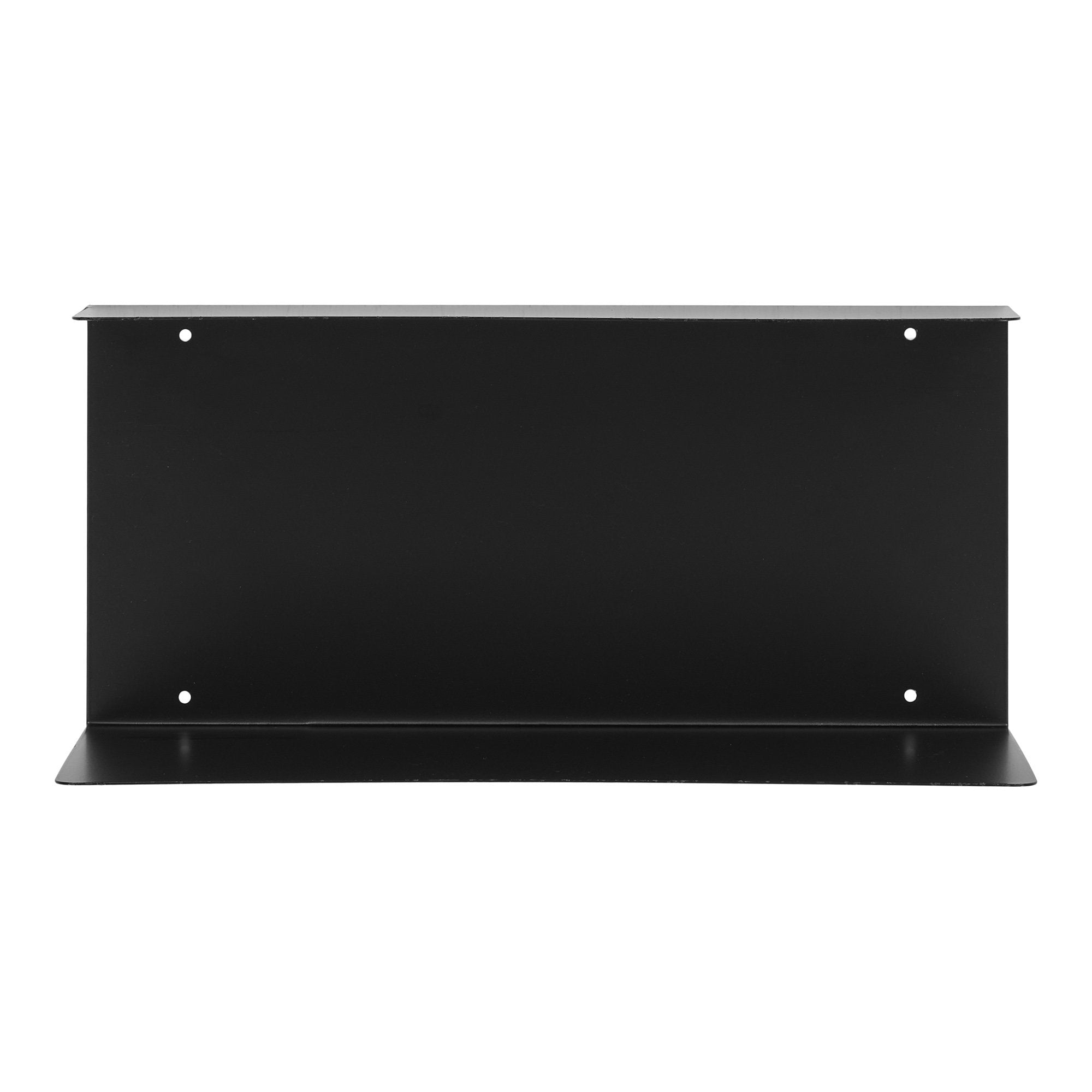Lille Wandplank - Wandplank, staal, zwart 40x18x18 cm
