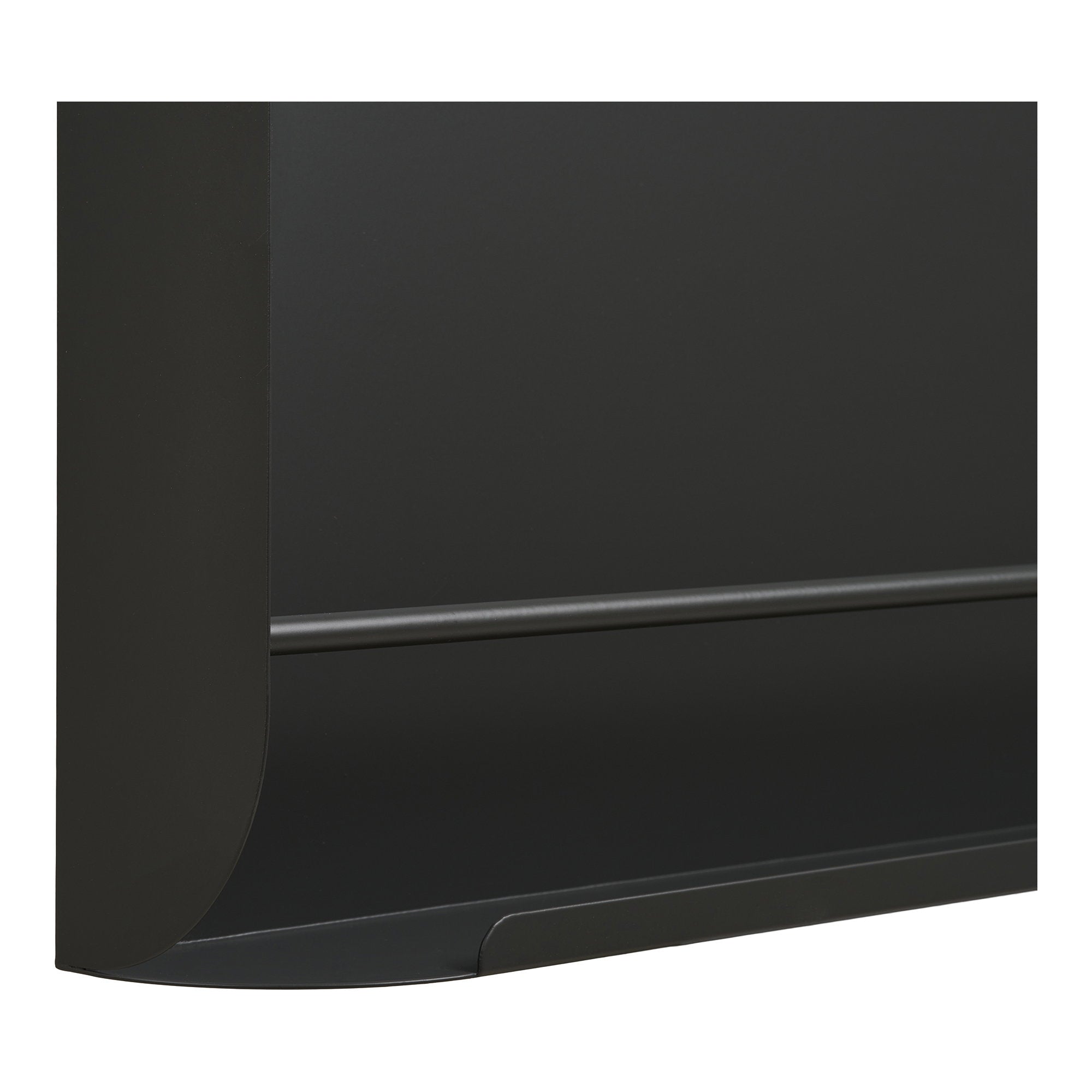 Volterra Wandplank - Wandplank, metaal, donkergrijs 60x7x30 cm