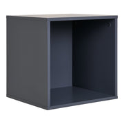 Horne Wandplank - Wandplank, geverfd hout, donkergrijs 34x30x34 cm