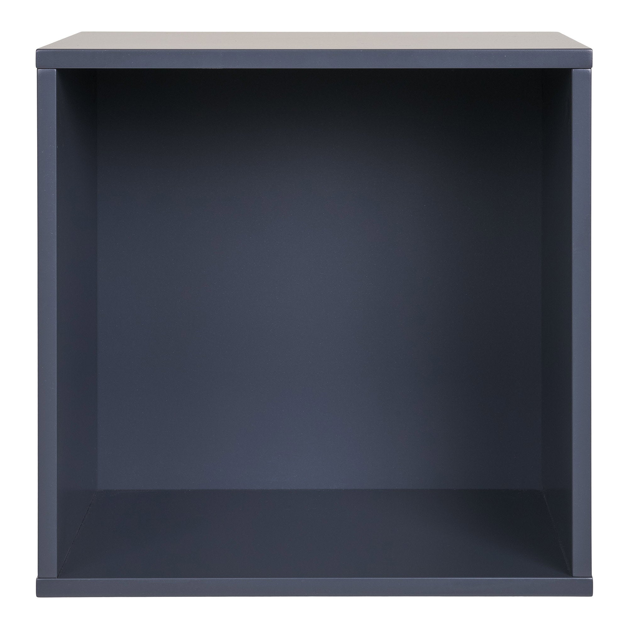 Horne Wandplank - Wandplank, geverfd hout, donkergrijs 34x30x34 cm