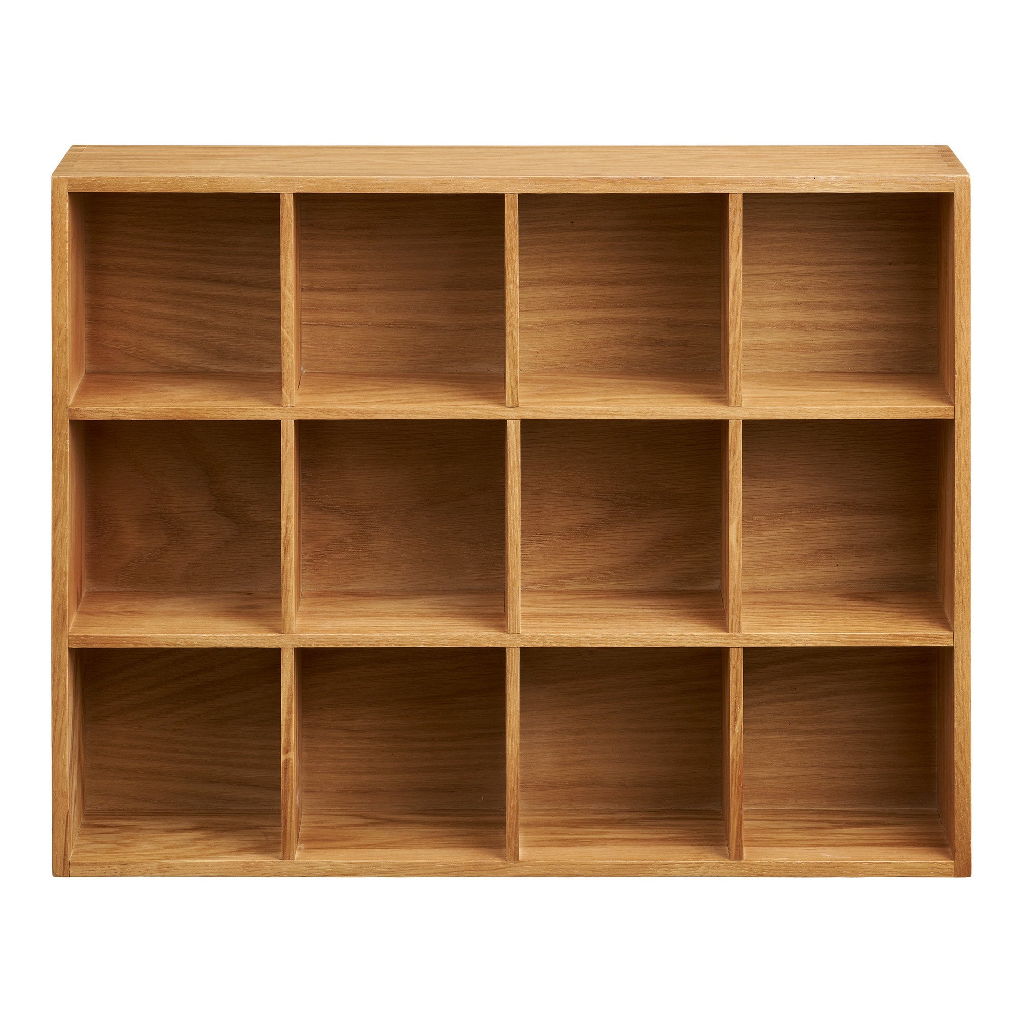 Soria Wandplank - Wandplank, eikenhout/eikenfineer, naturel 39x11x51 cm