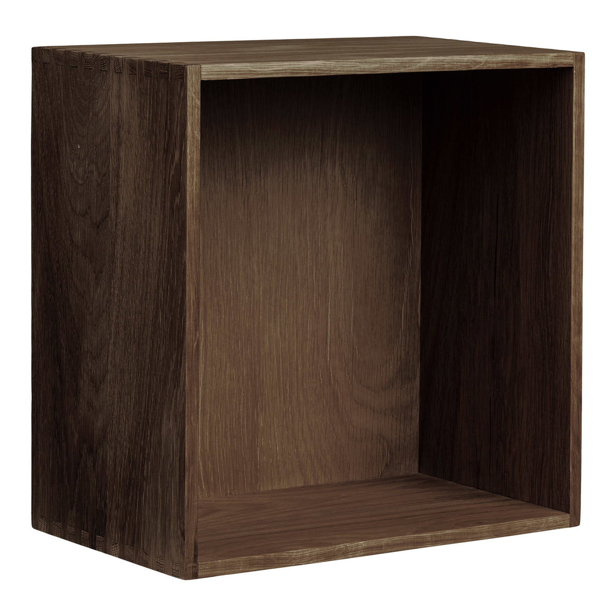 Townsville Wandplank - Wandplank, eiken, donkerbruin 30x18x30 cm