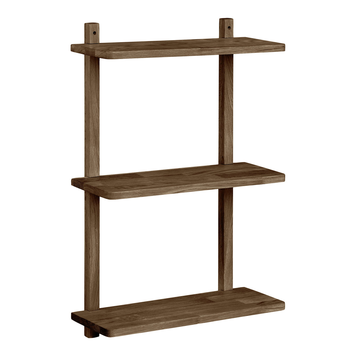 Townsville Wandplank - Wandplank, eiken, donkerbruin 50x20x75 cm