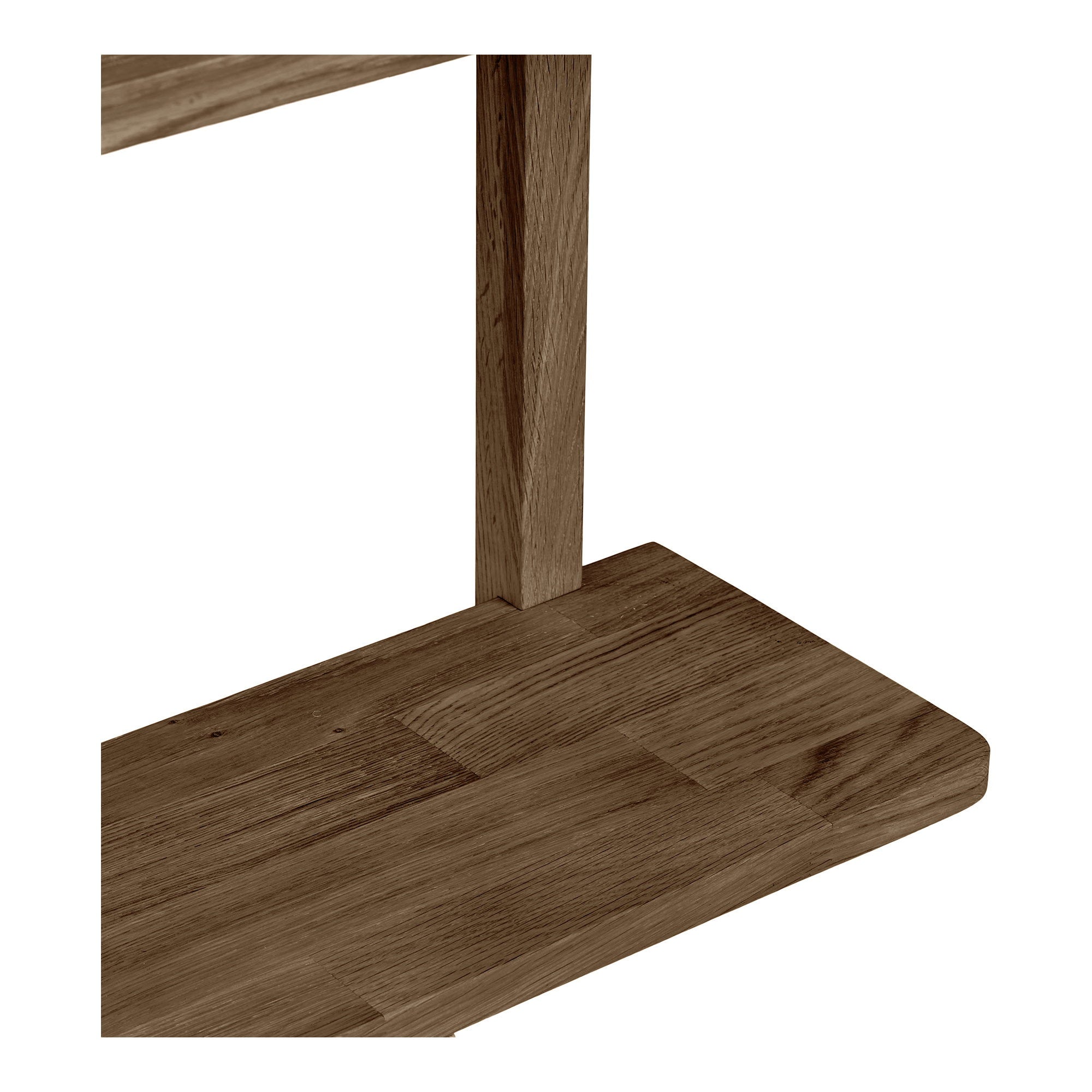 Townsville Wandplank - Wandplank, eiken, donkerbruin 50x20x75 cm