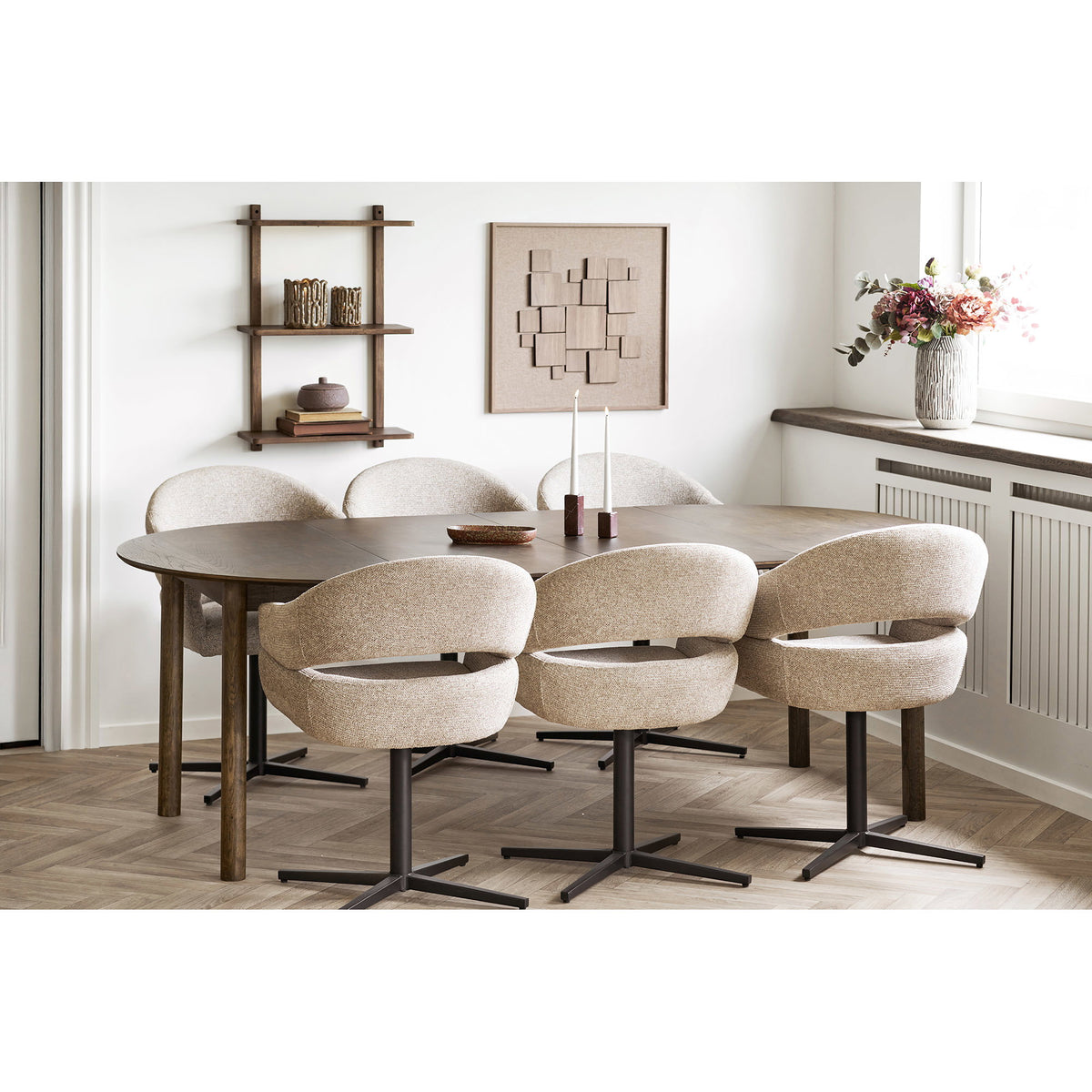 Townsville Wandplank - Wandplank, eiken, donkerbruin 50x20x75 cm