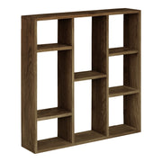 Townsville Wandplank - Wandplank, eik, donkerbruin 70x15x70 cm