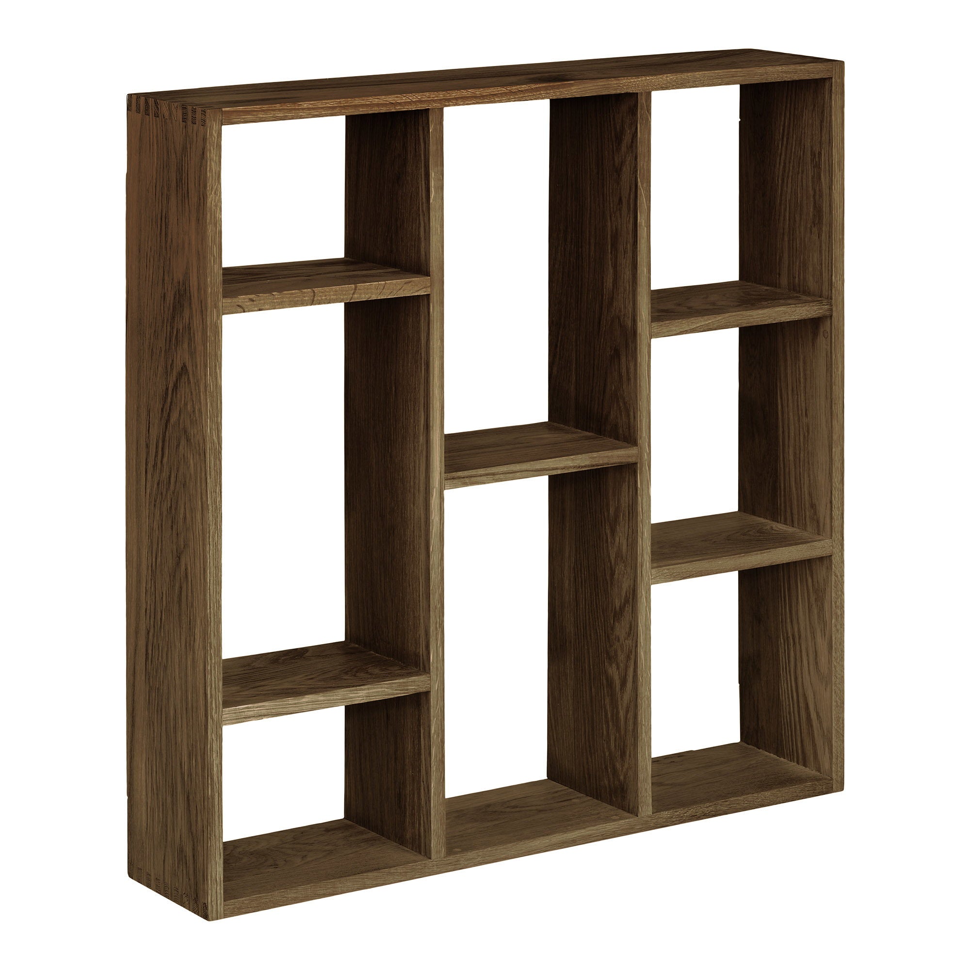 Townsville Wandplank - Wandplank, eik, donkerbruin 70x15x70 cm